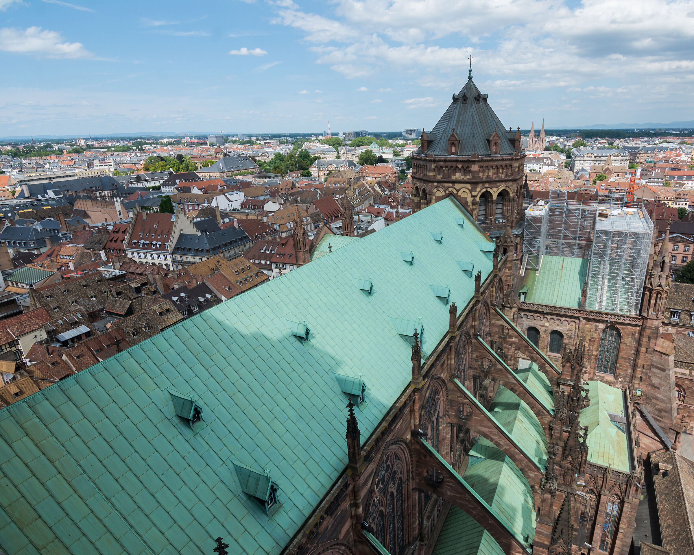 The roof of the cathedral