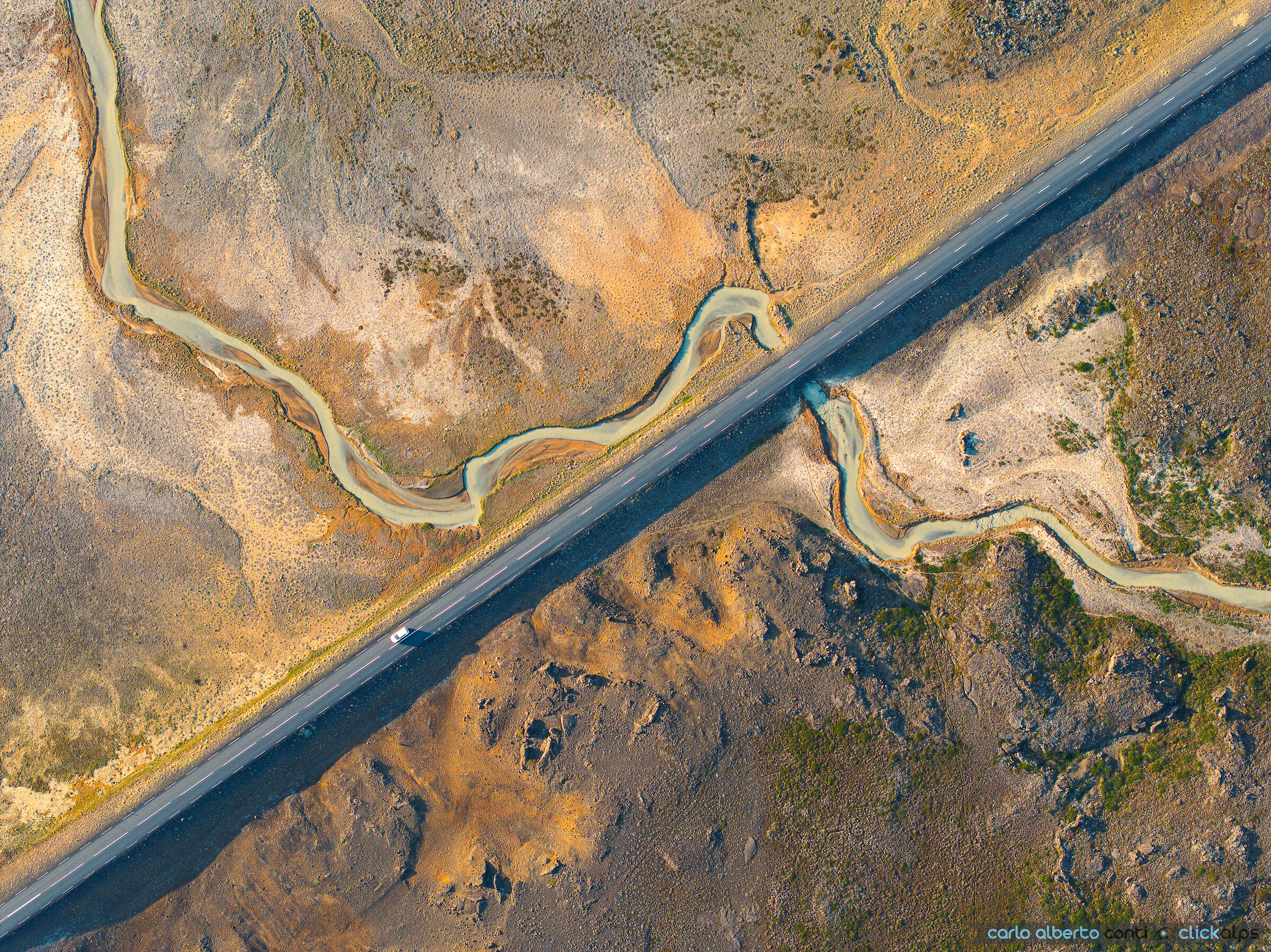 somewhere, along the road