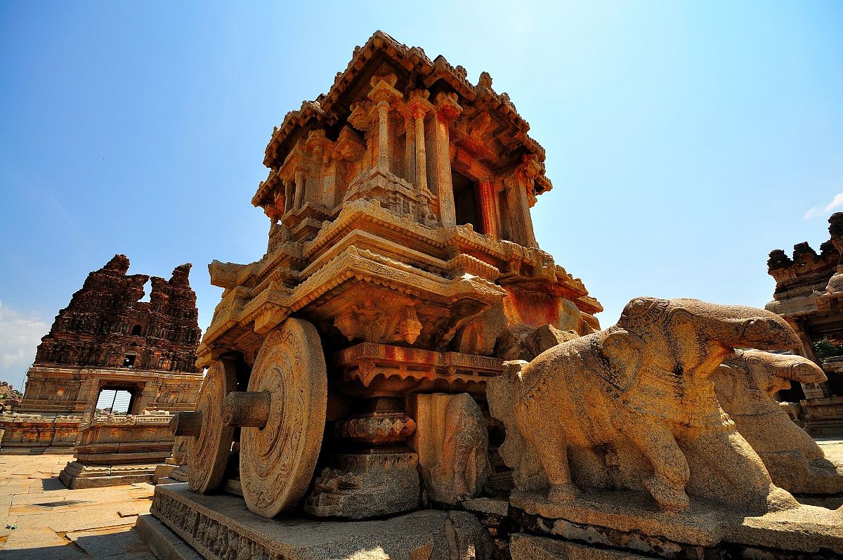 Pietra Carro a Hampi, India