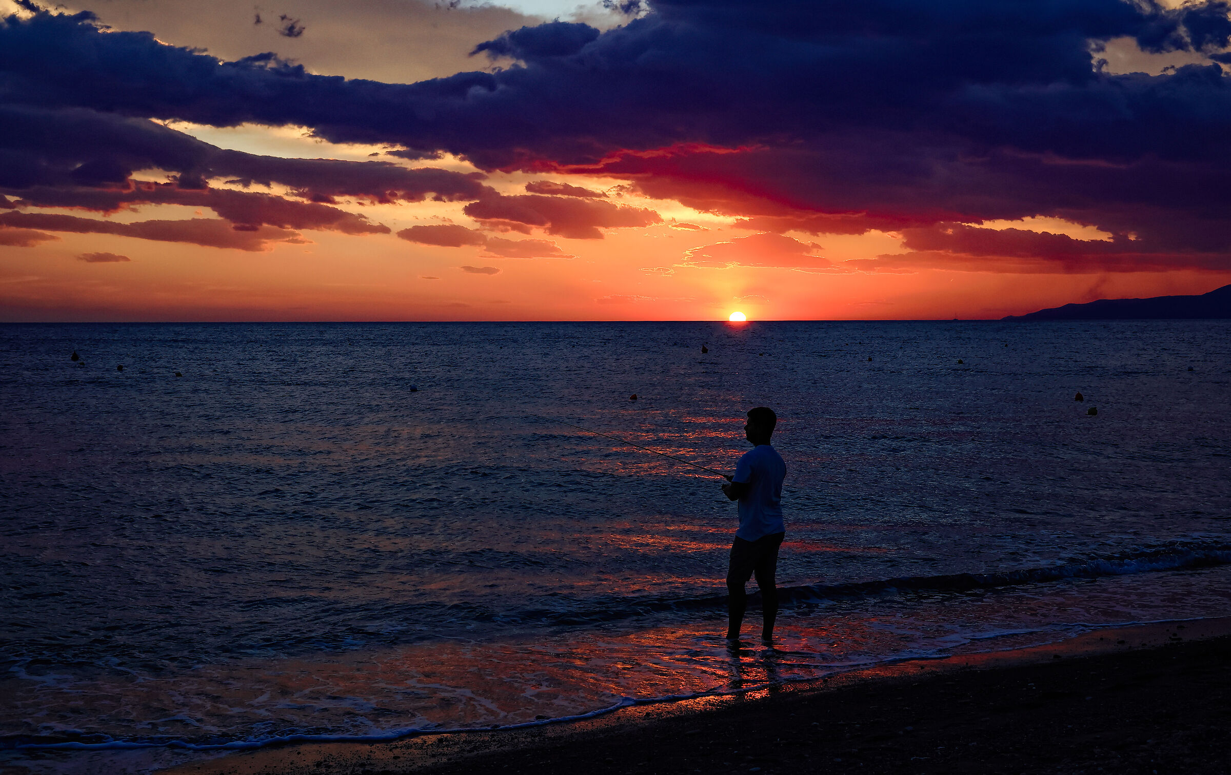 The fisherman ... of sunsets
