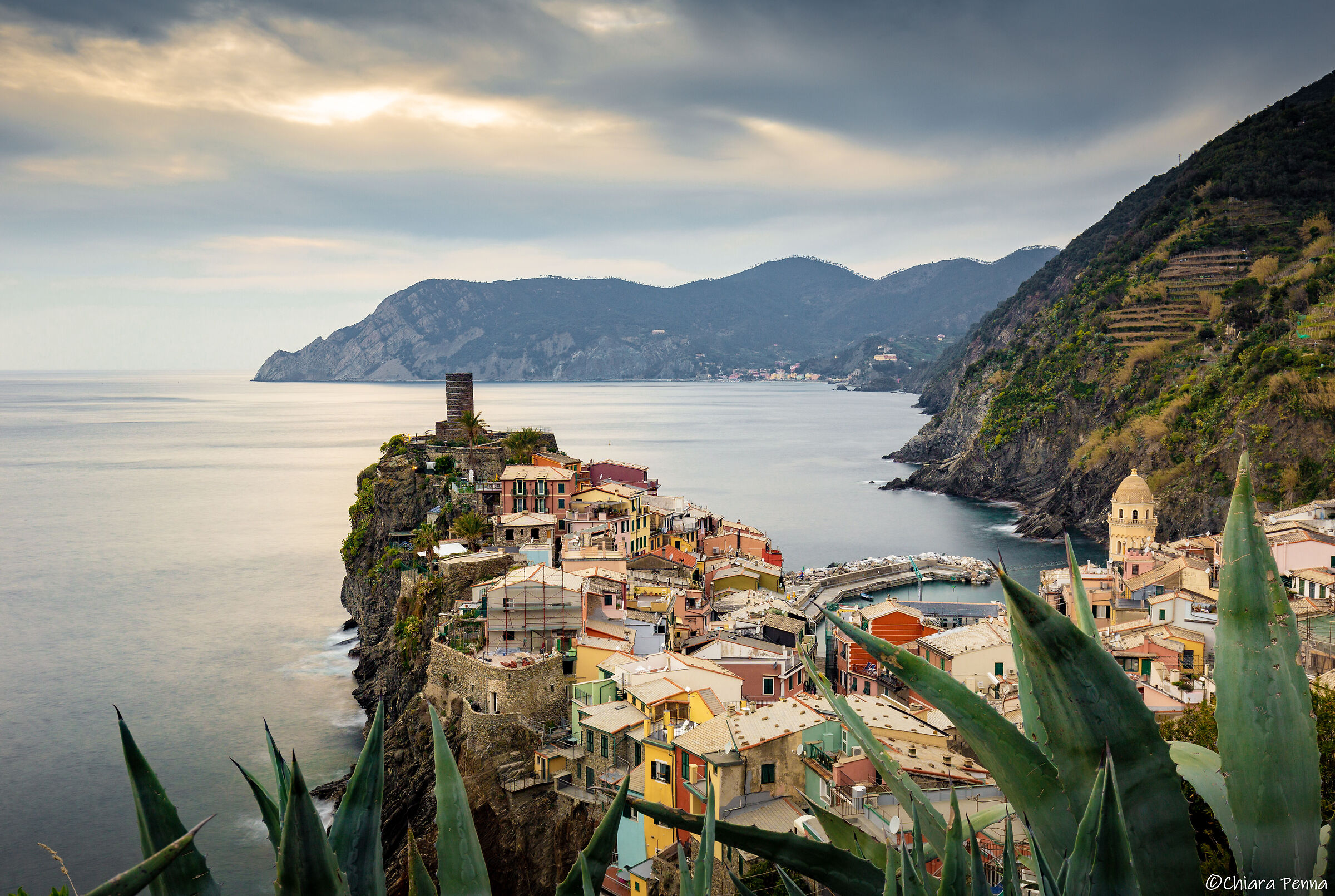 Sunset over Vernazza