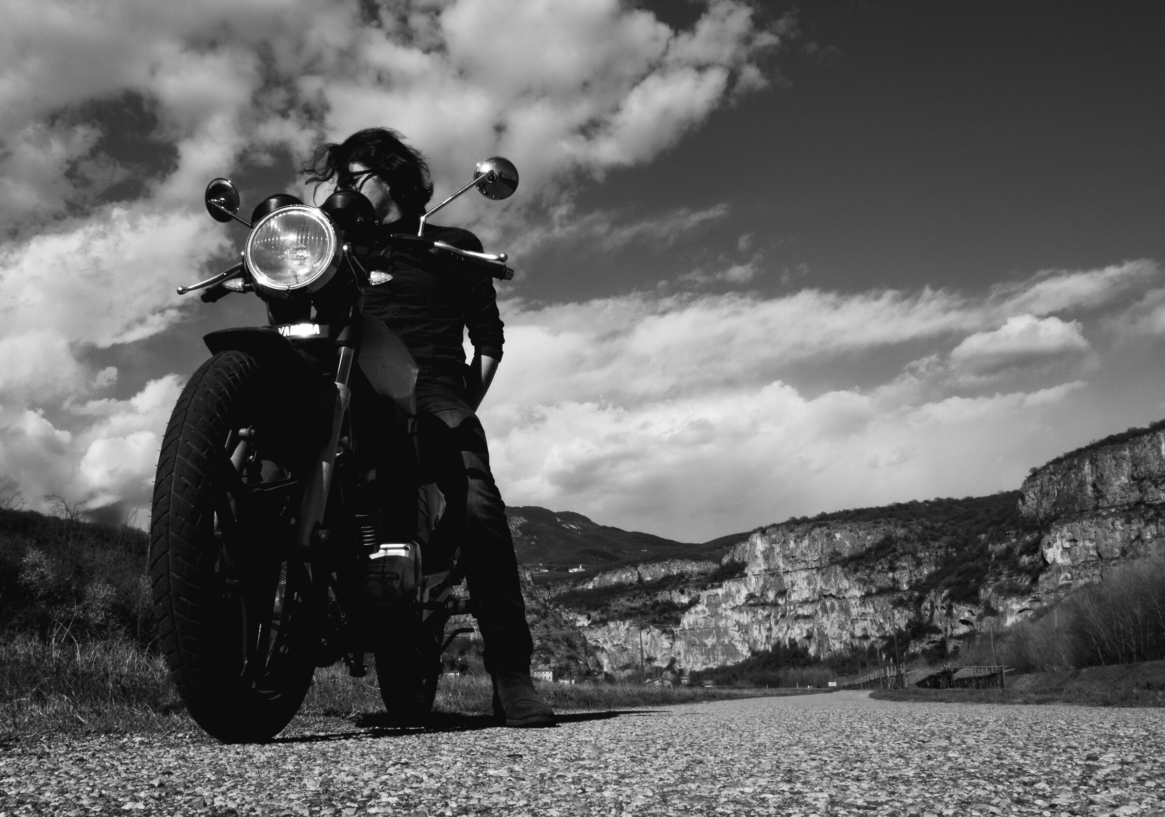 Self-timer on the bike