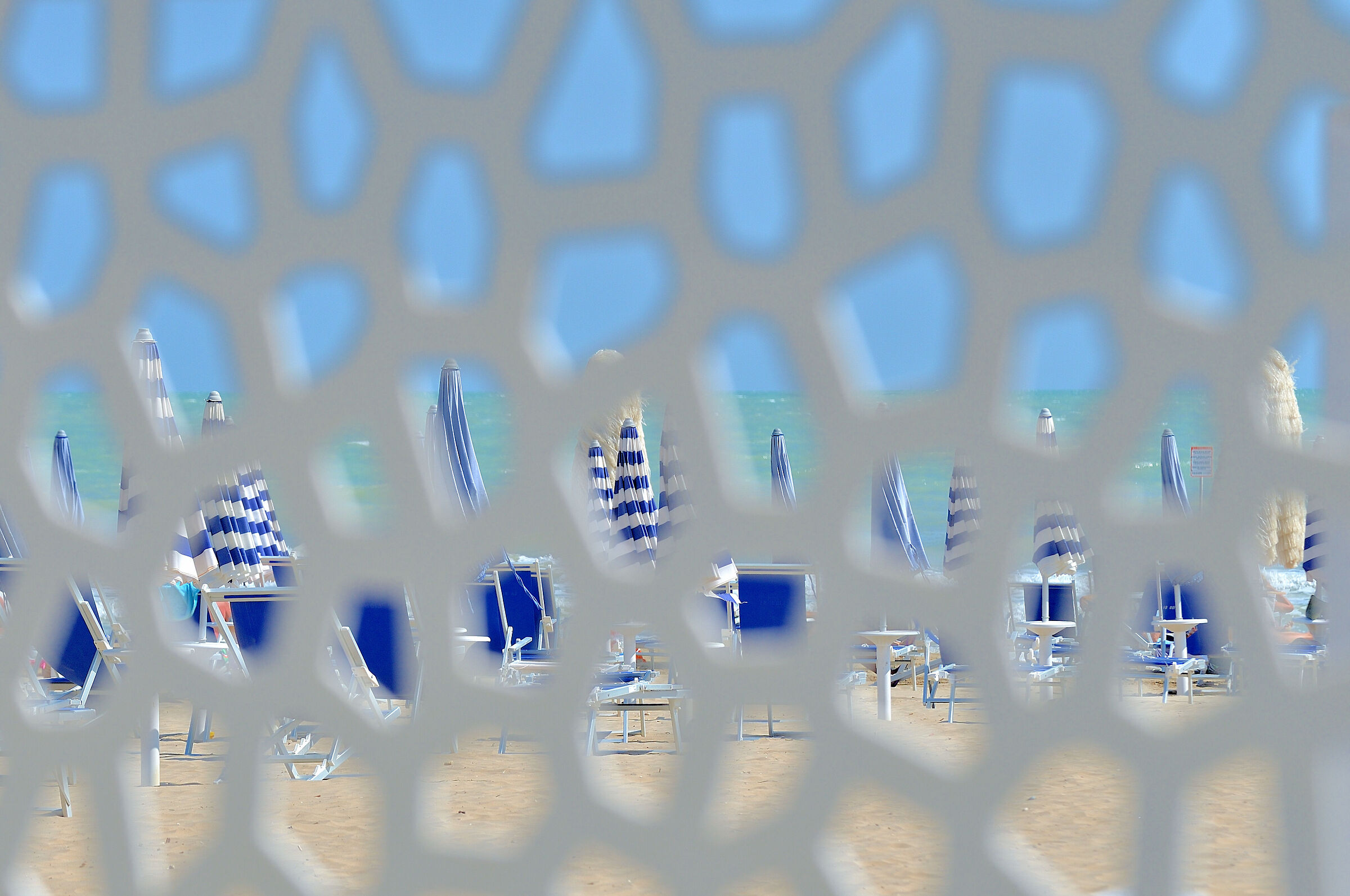 Veiled beach
