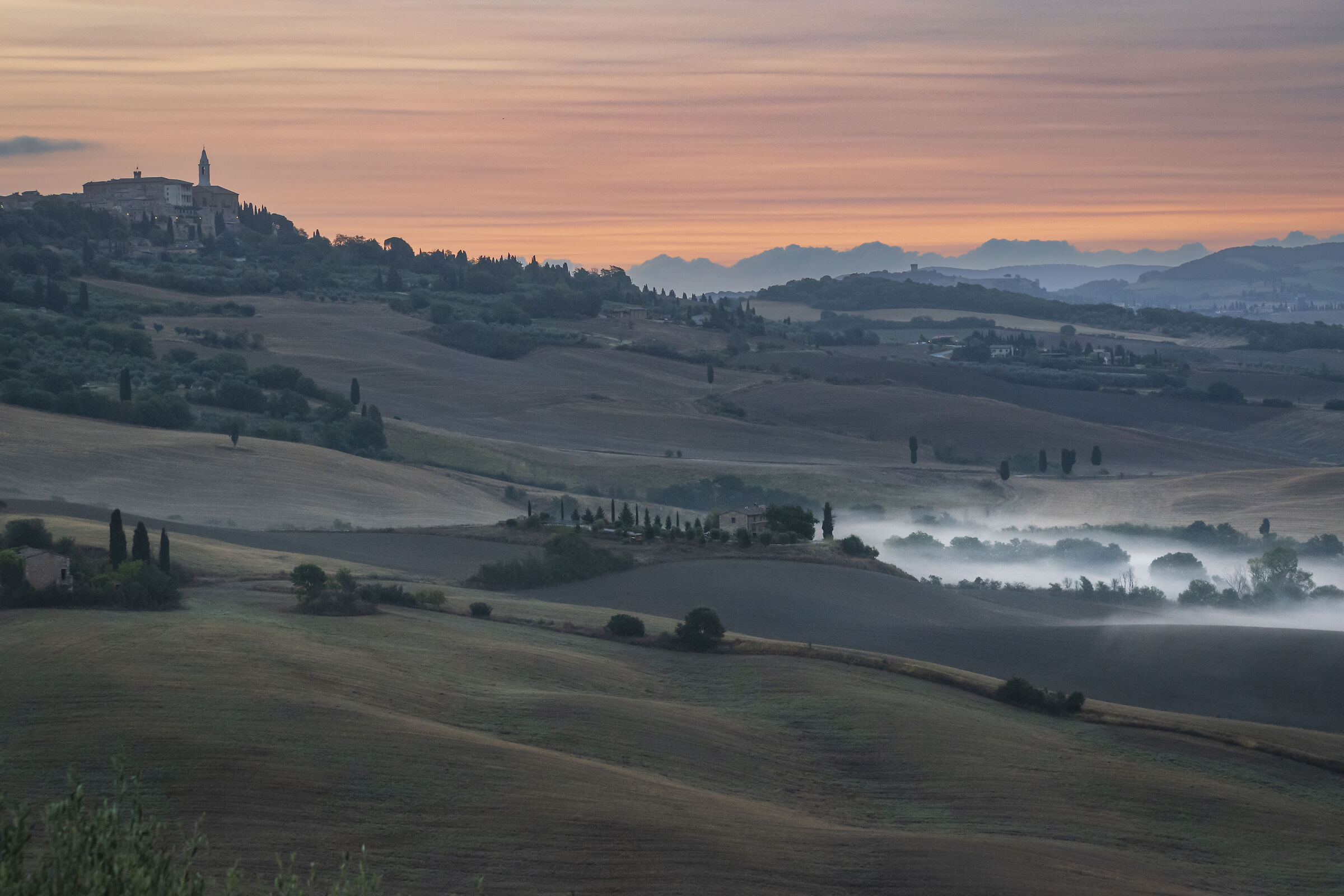 Pienza at dawn