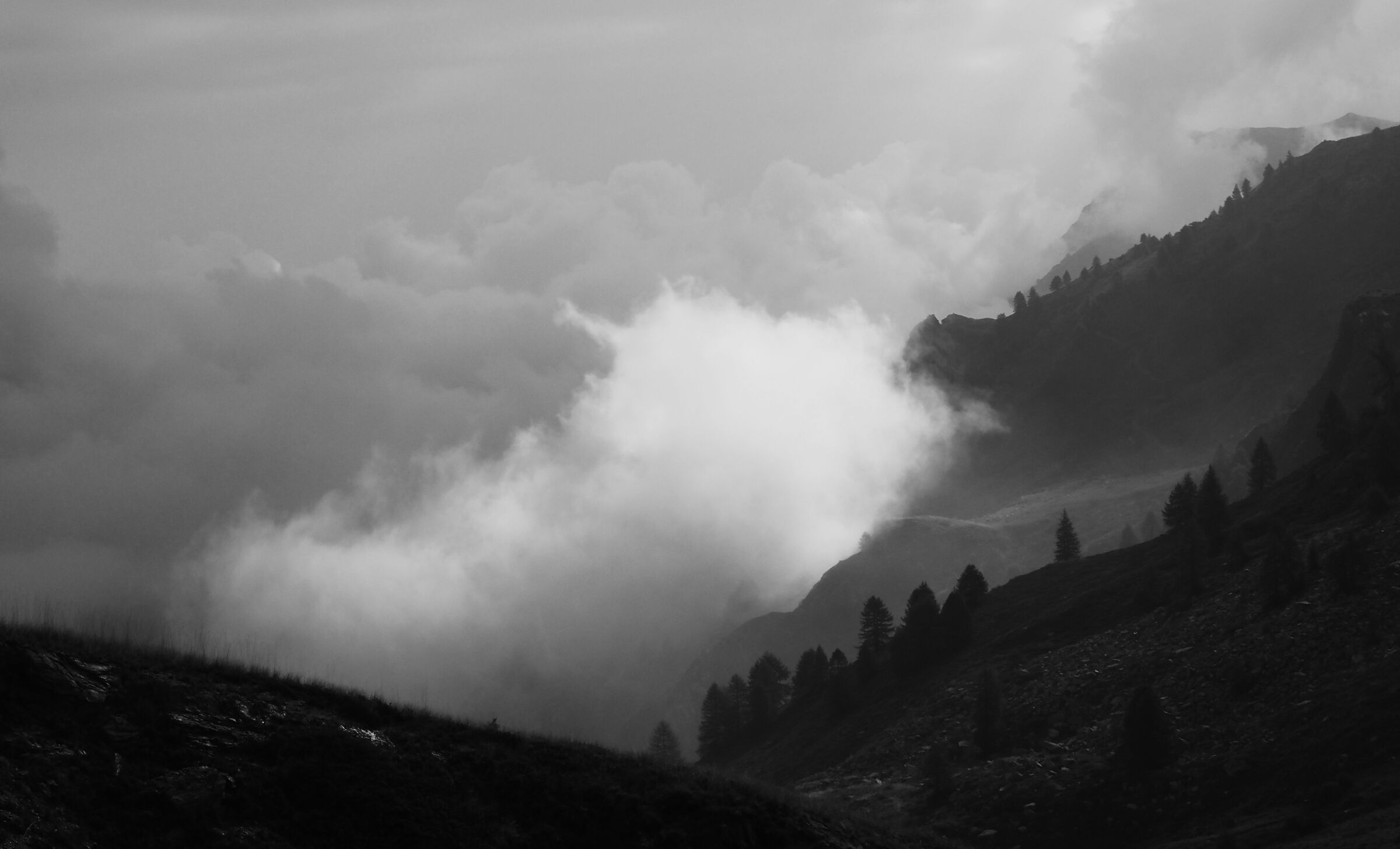 Incoming clouds