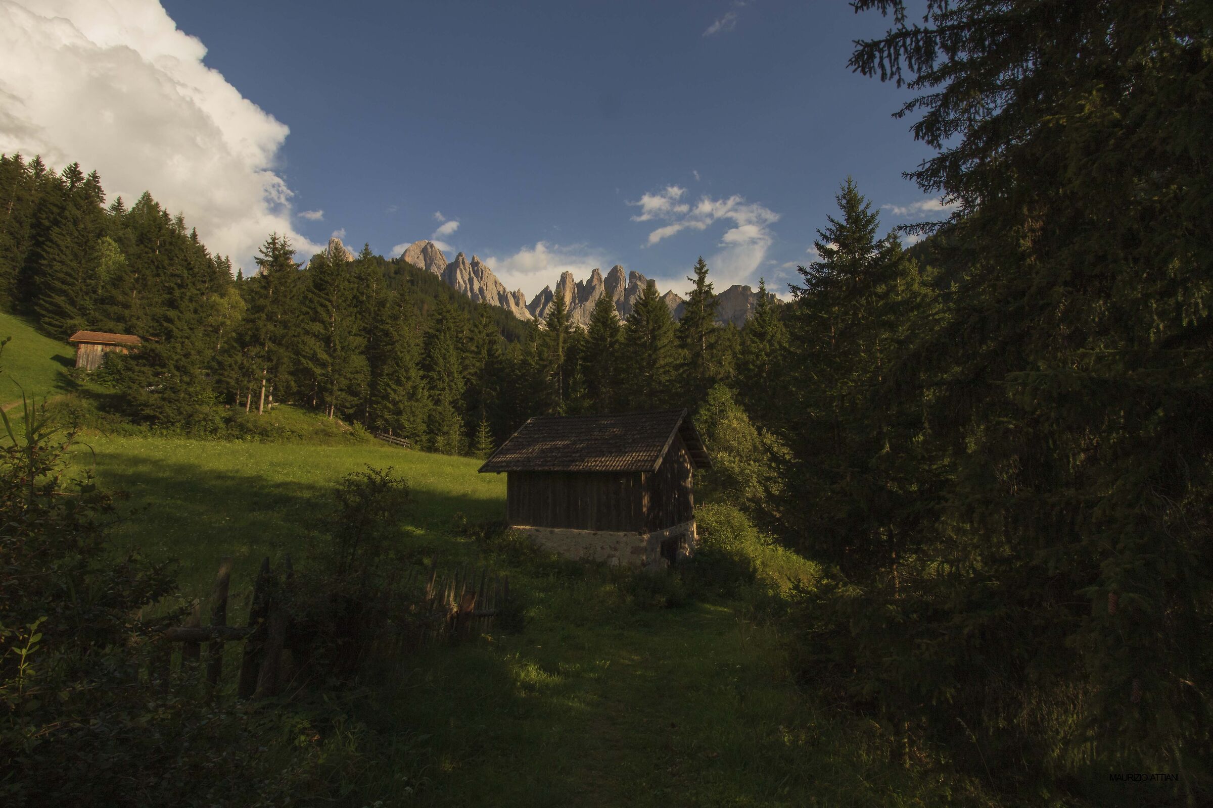 Veduta montana verso le Odle