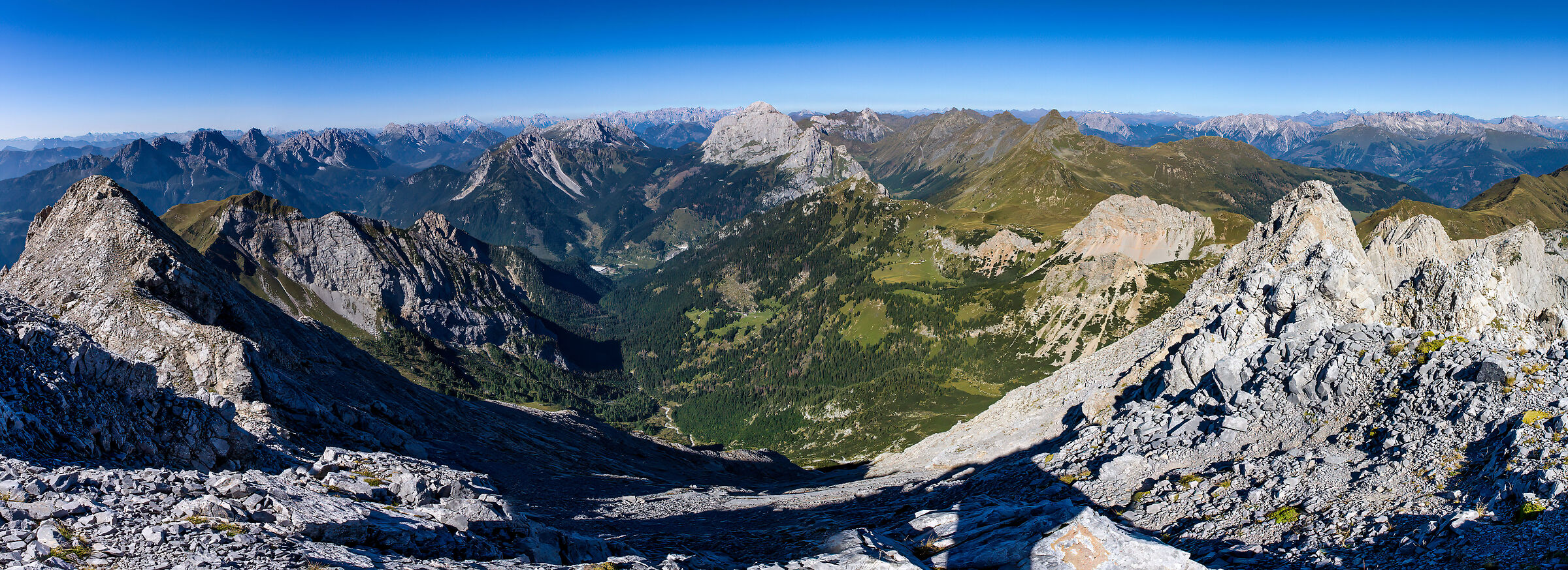 Pano dal M.te Volaia alpi Carniche