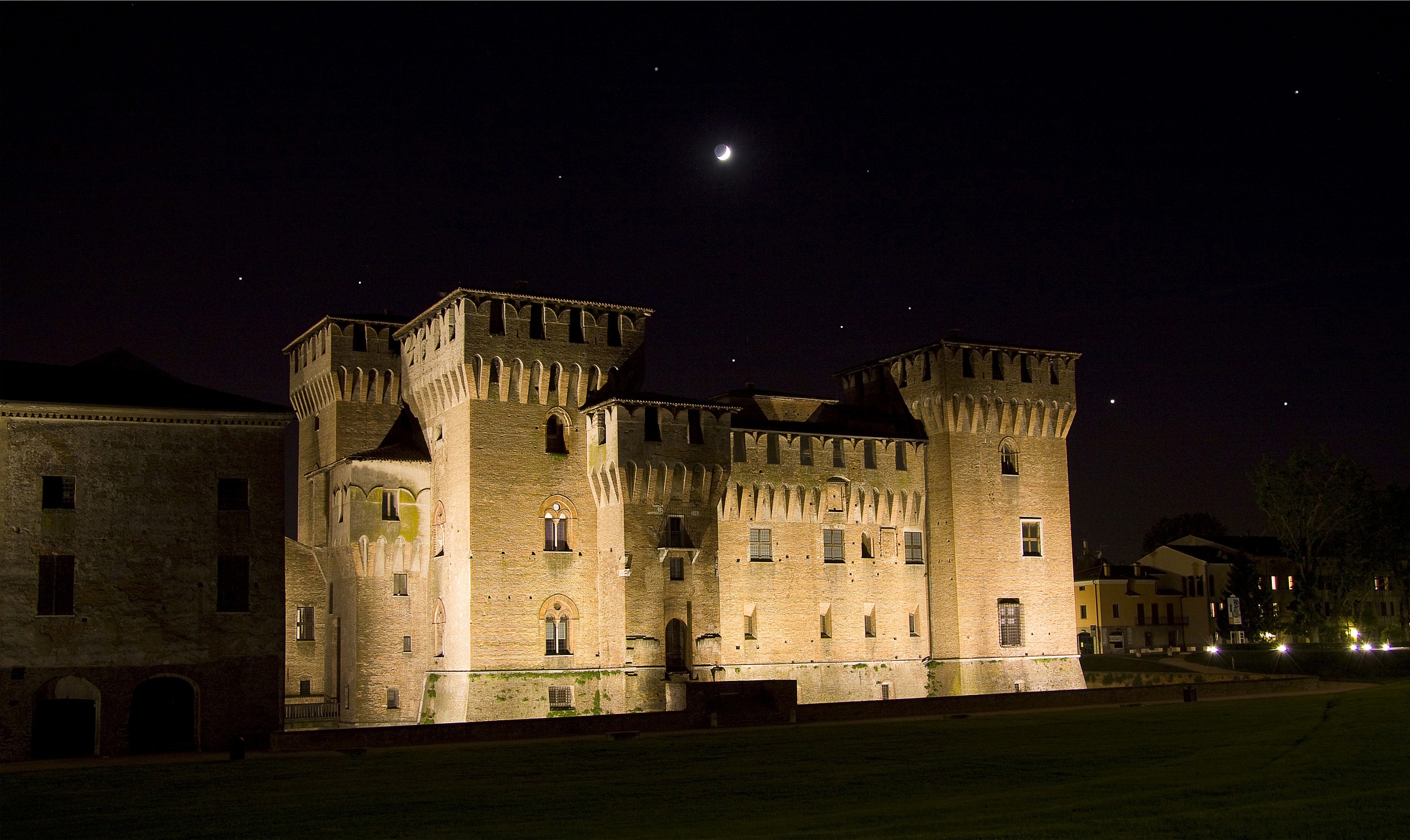 Starry night at the castle