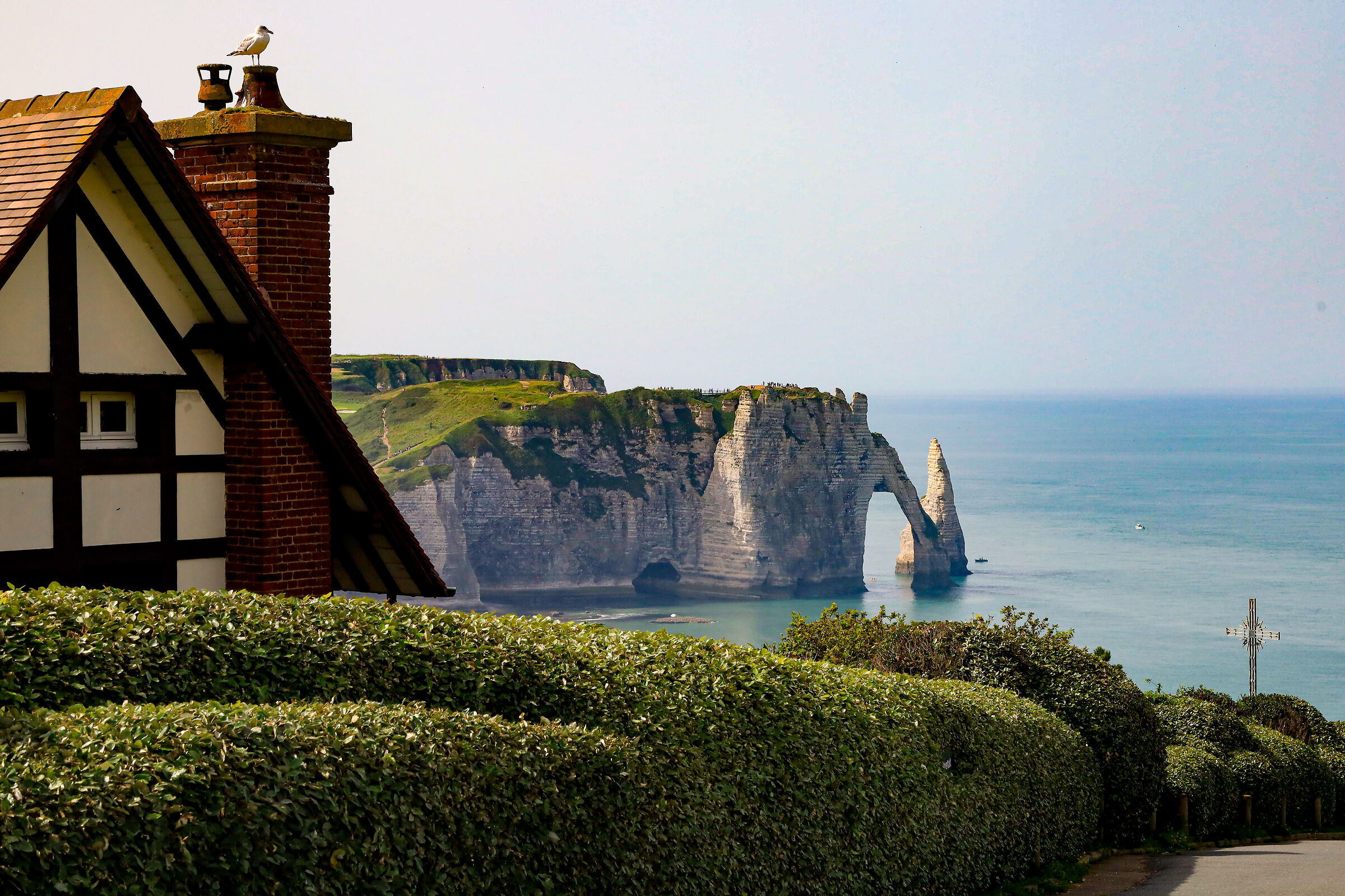 Etretat with the worst possible light