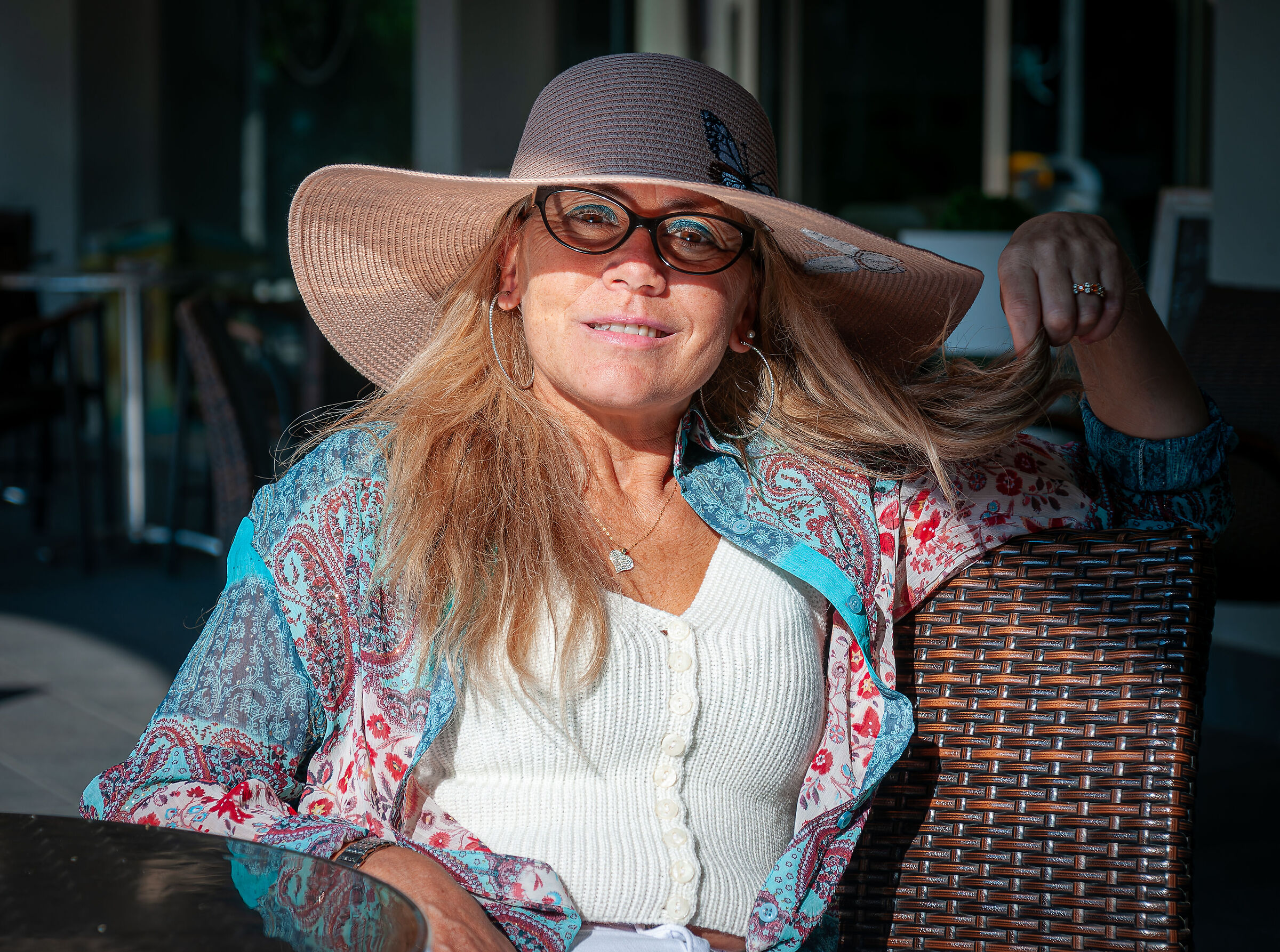 La musa col cappello