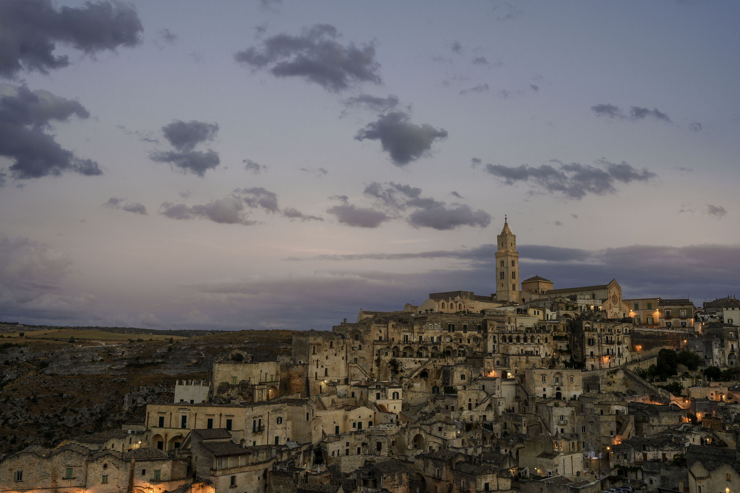 Matera al tramonto