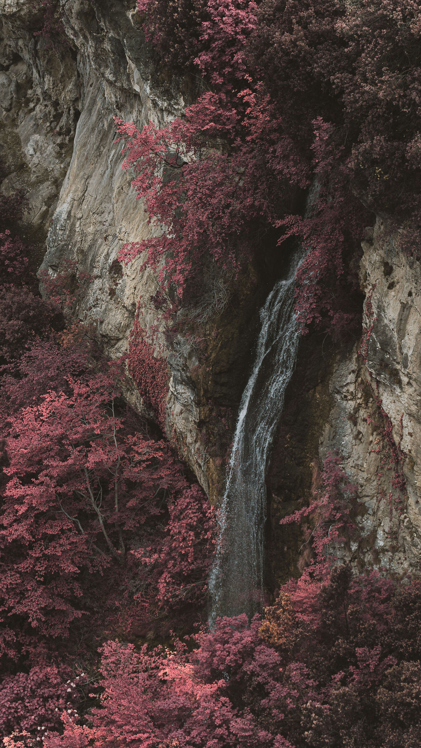 Infrared waterfall