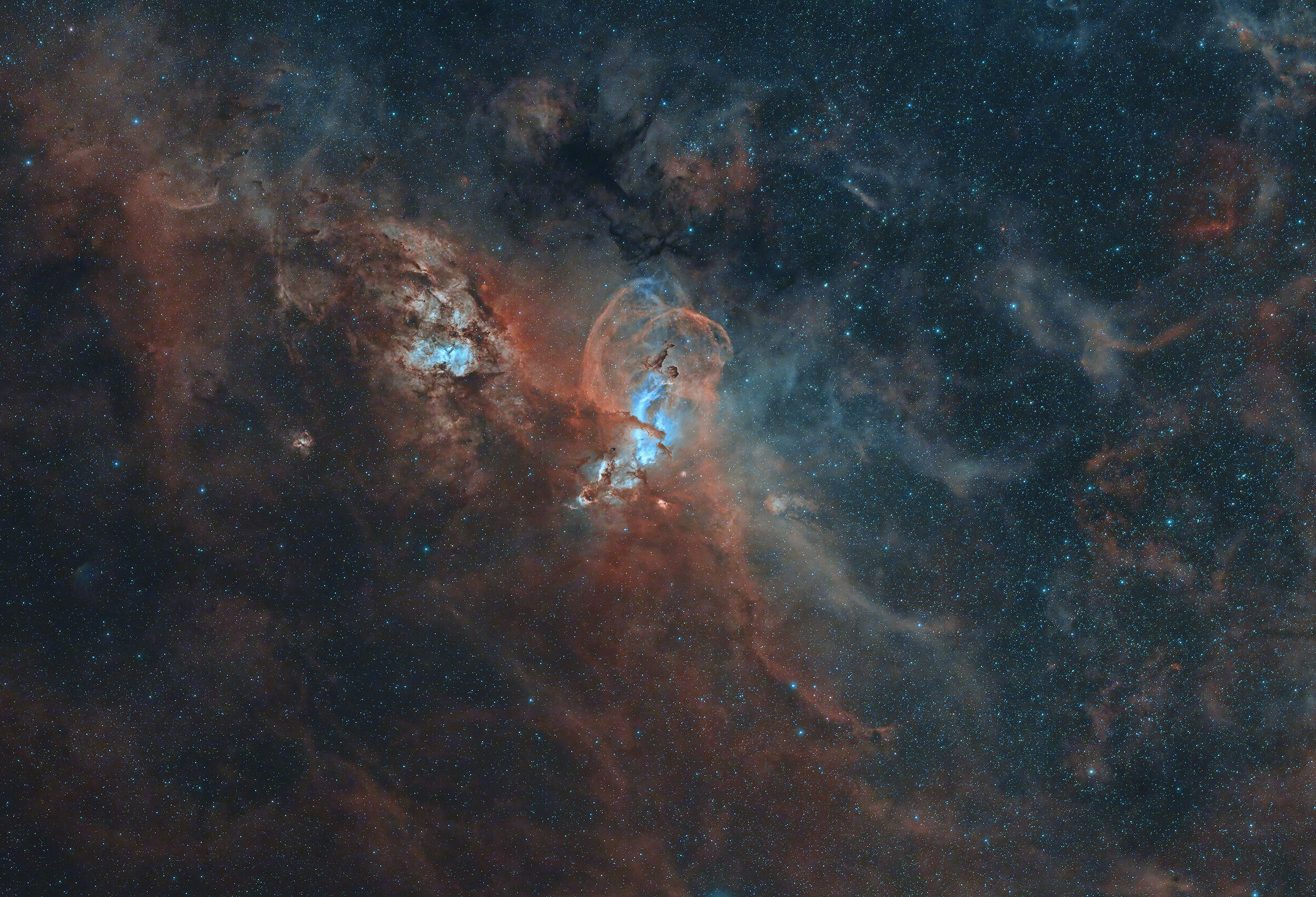 Statue of Liberty Nebula NGC3576