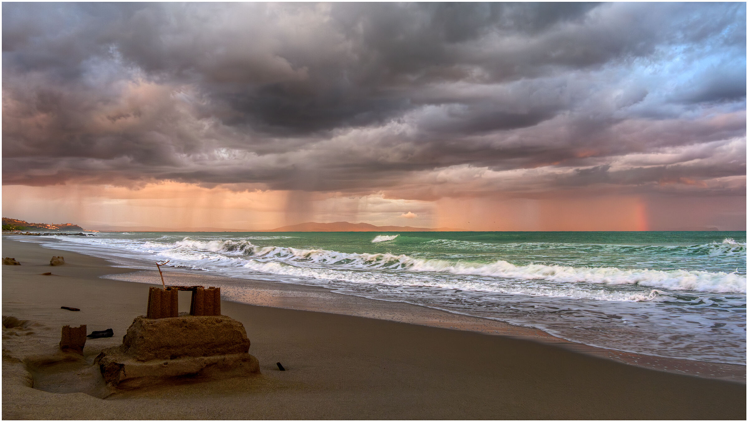 Pioggia sull' Argentario
