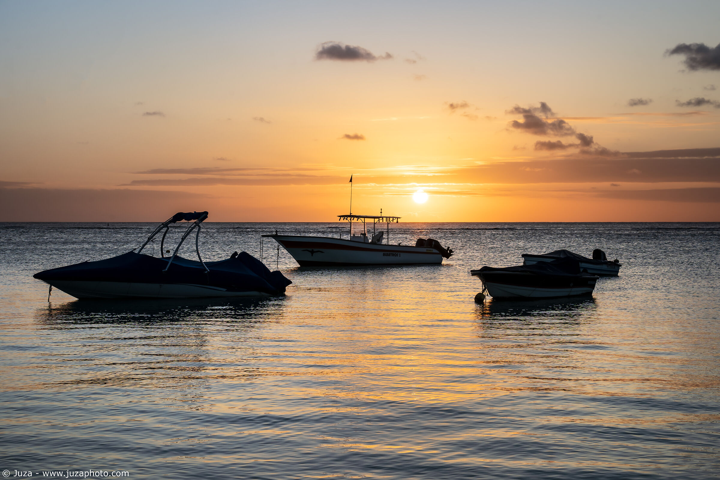 Sunset in Trou-aux-Biches