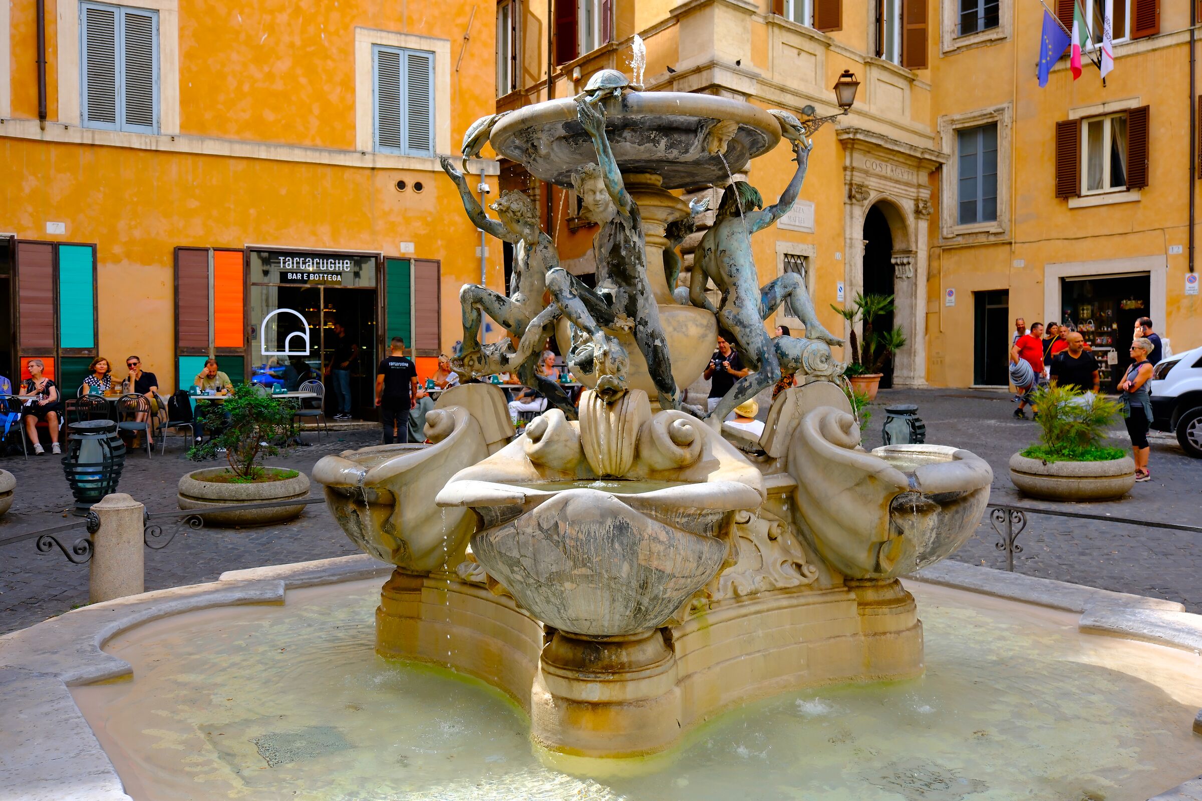 Roma - storie di strada - la fontana delle tartarughe