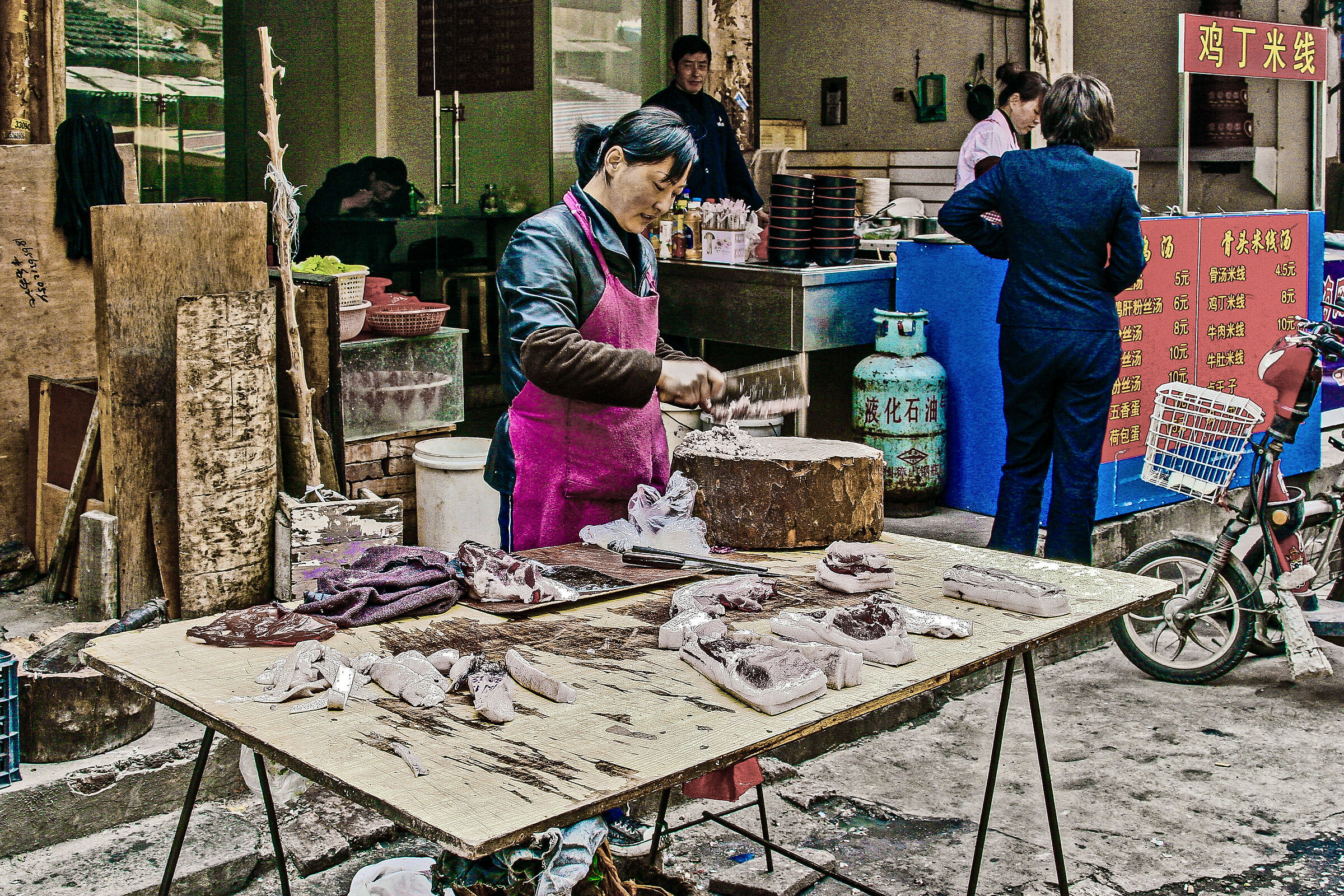 Wuhu Butcher Market China