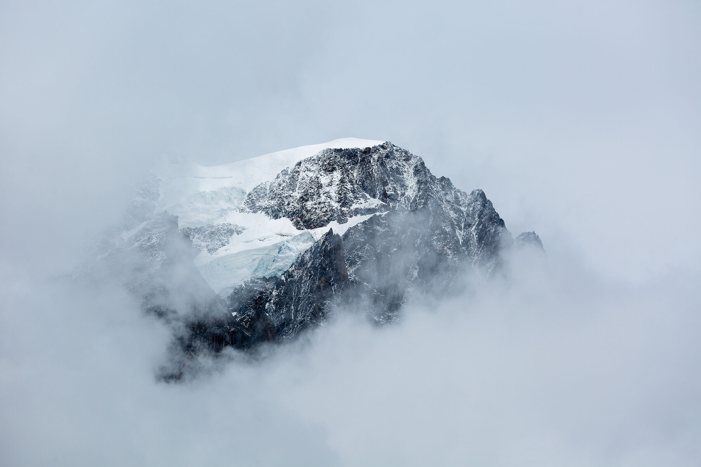 In the clouds