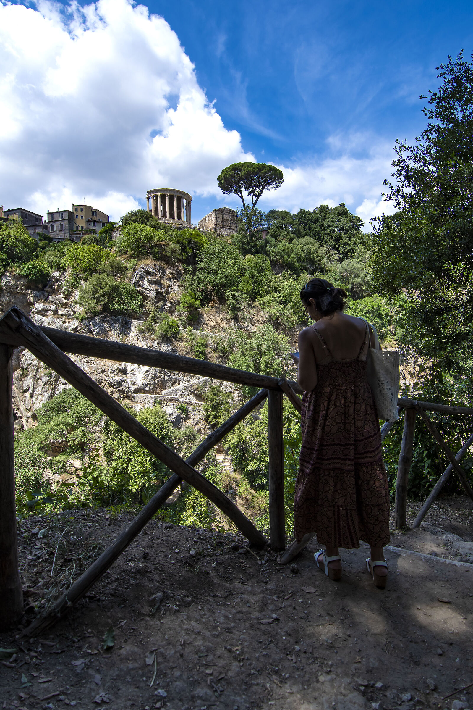 At the park of Villa Gregoriana