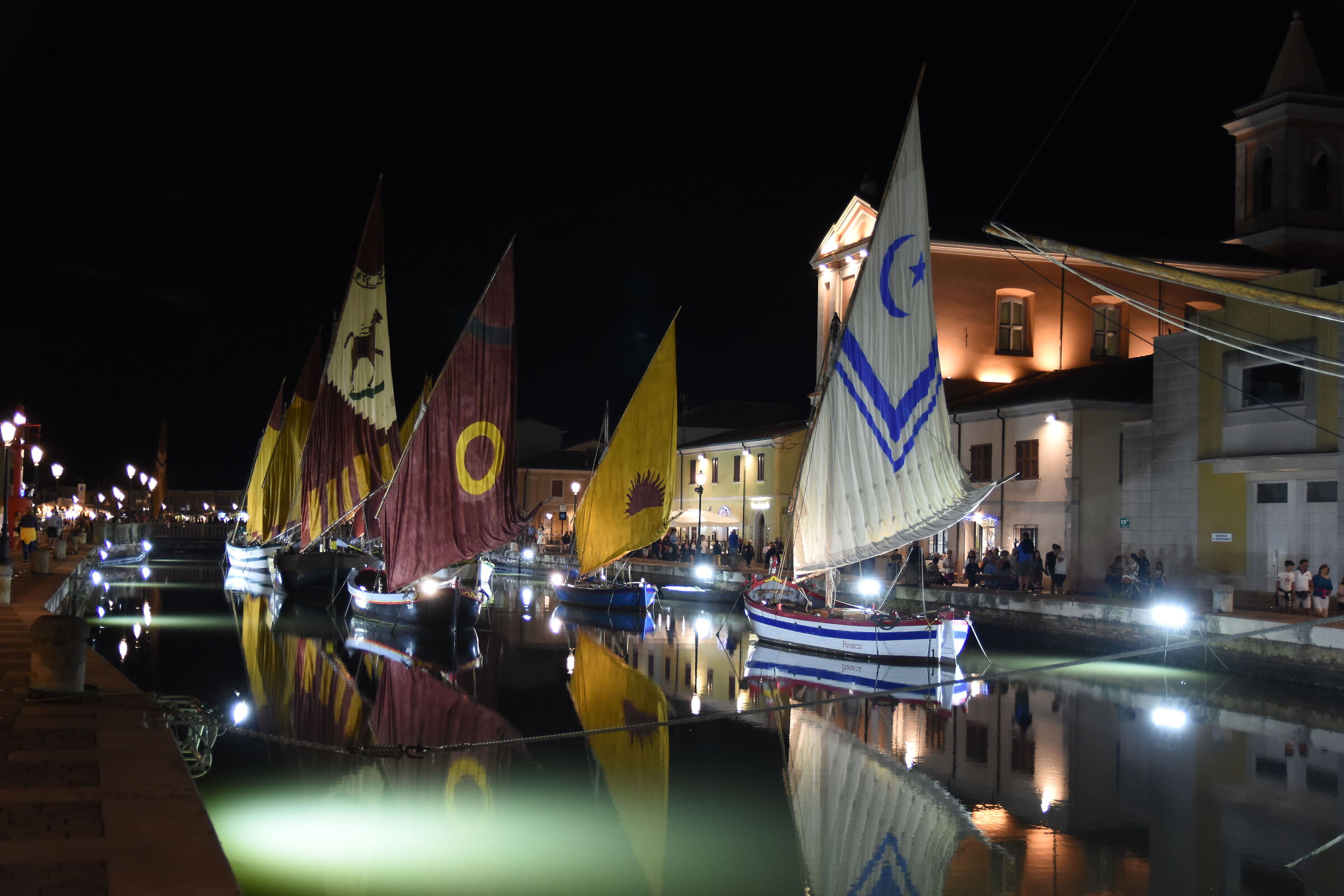 Port of Cesenatico Night