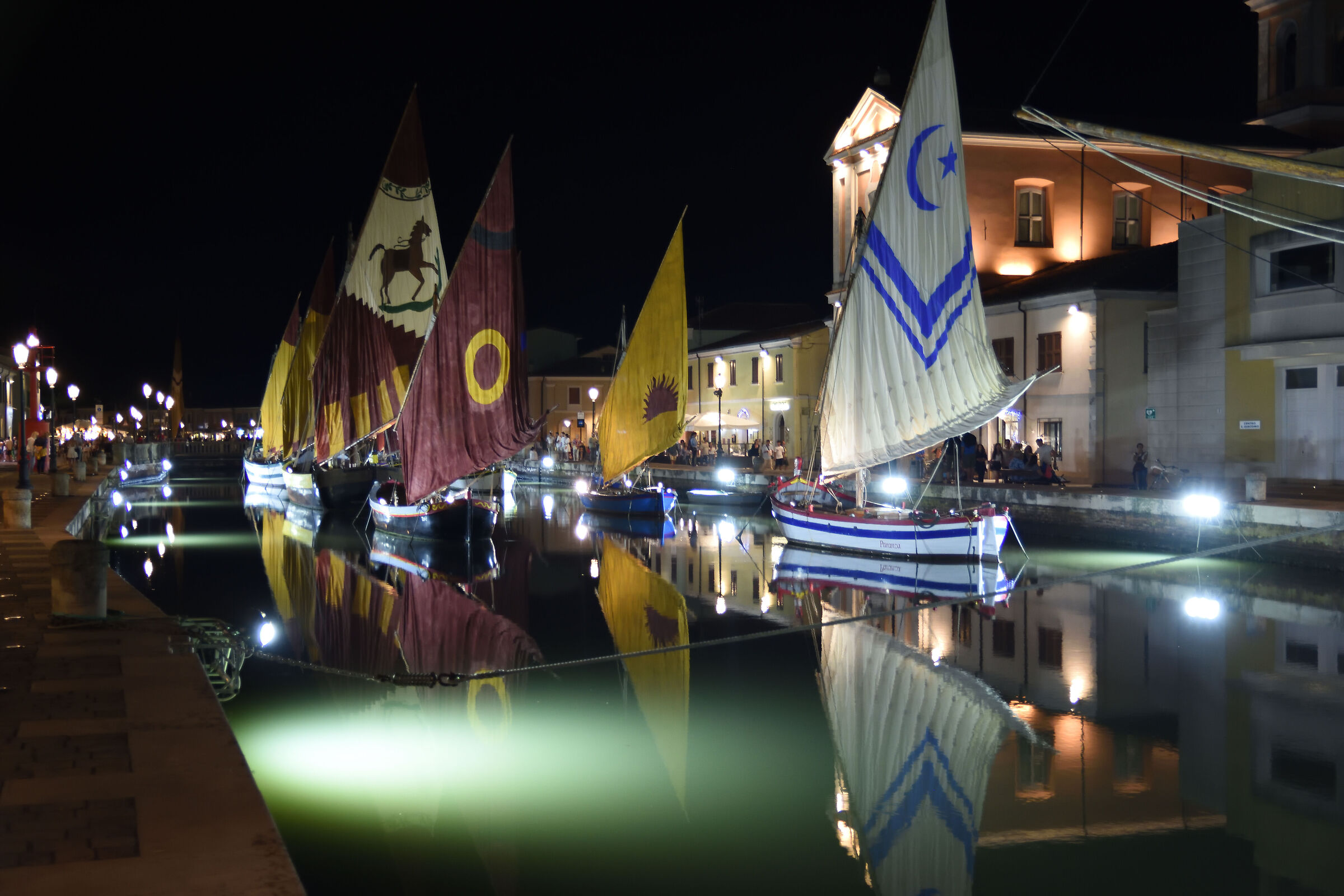 Port of Cesenatico Night