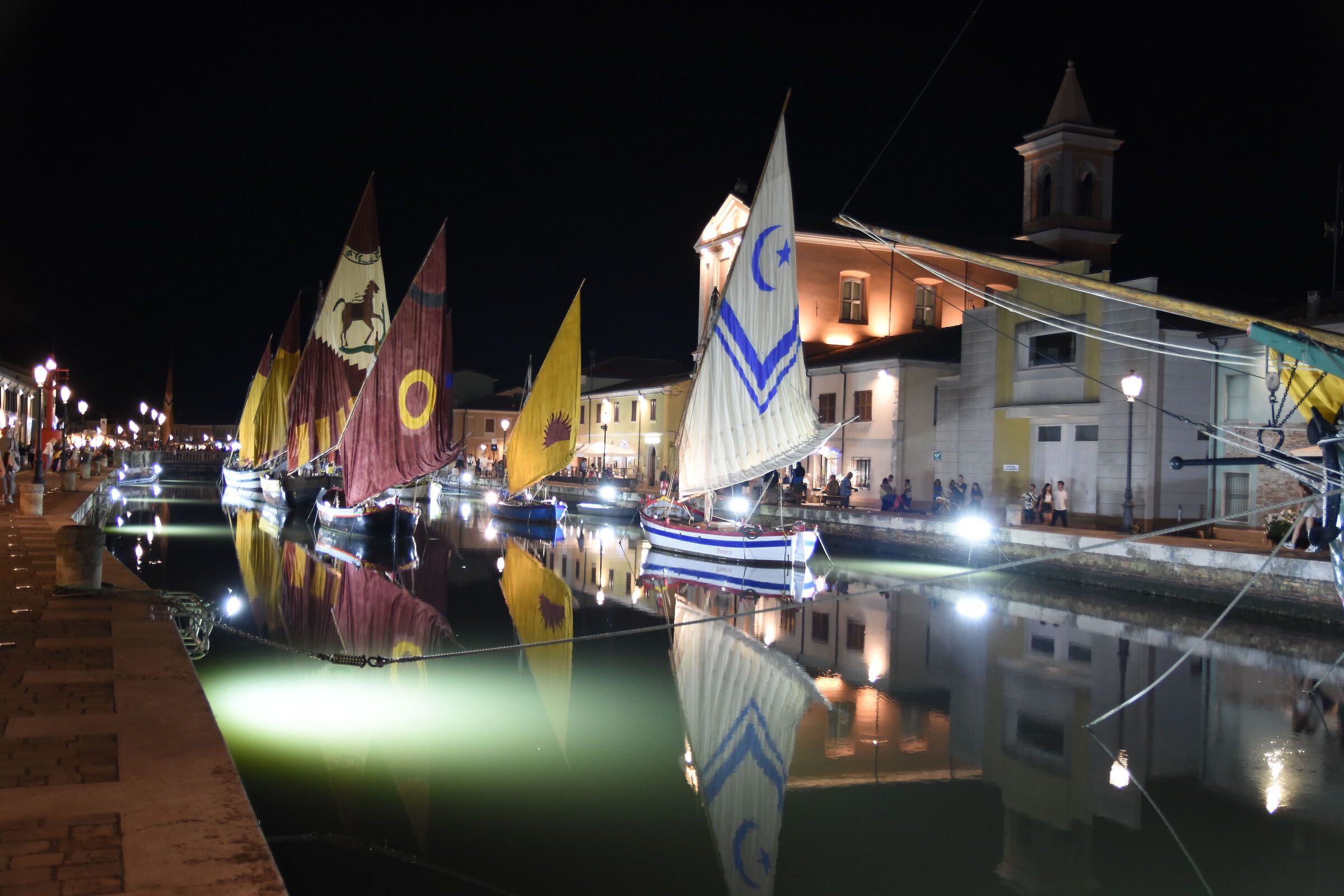 Port of Cesenatico Night