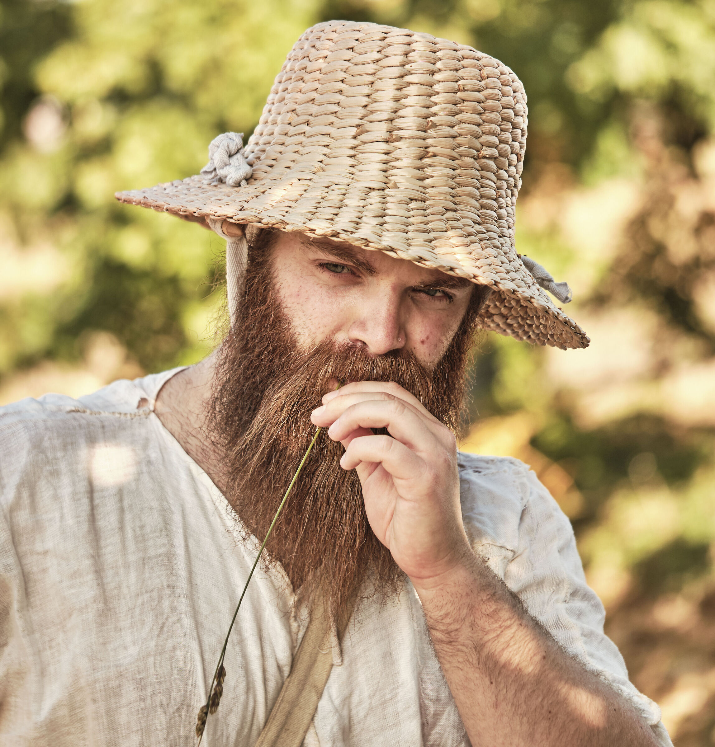 Portrait of a peasant XIII century