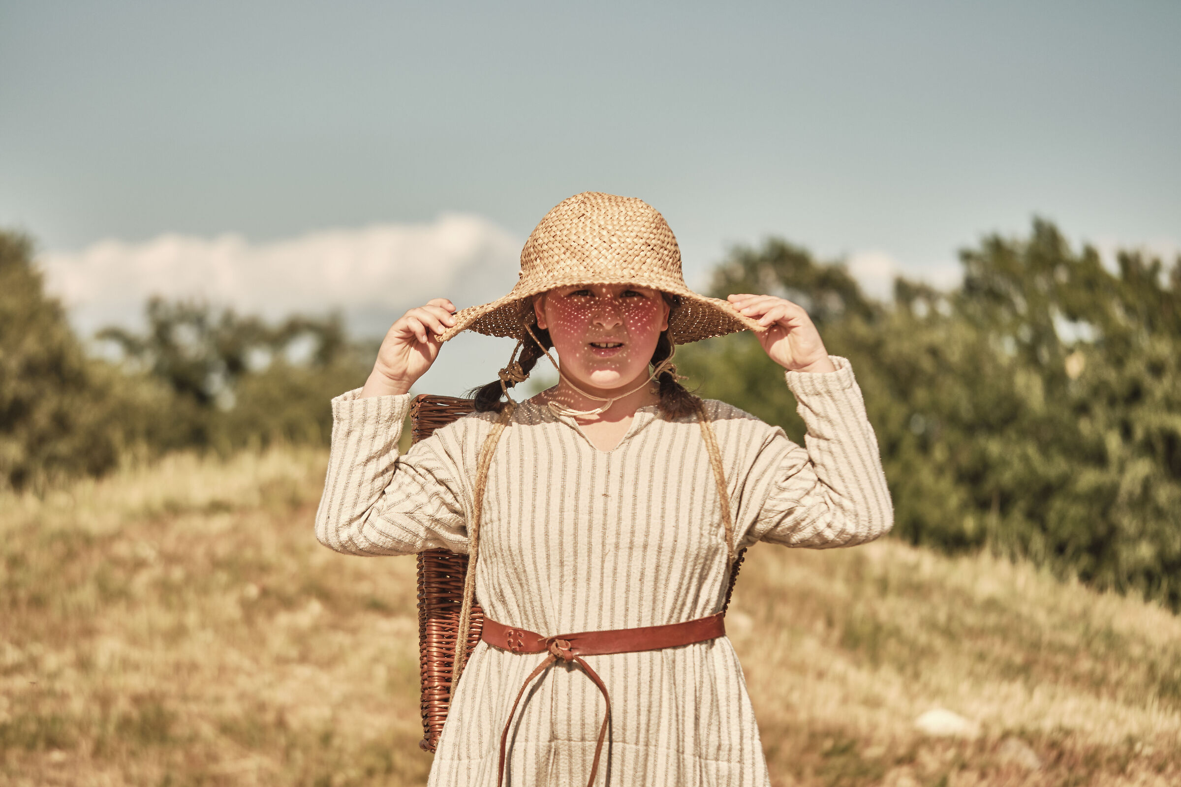 Portrait of a little girl XIII century