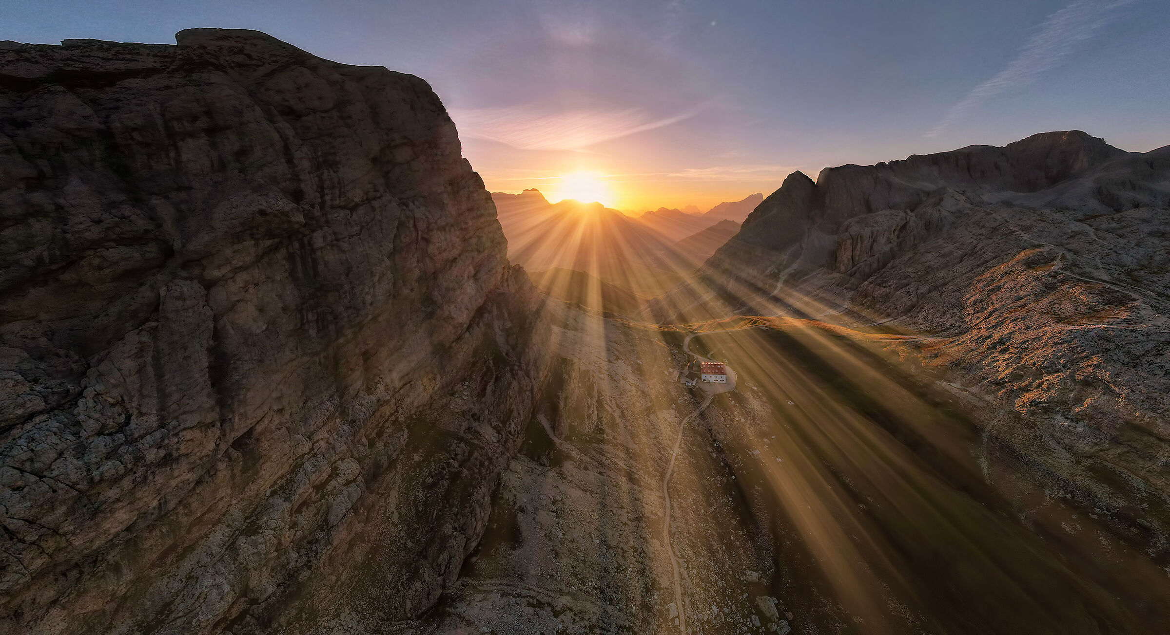 Sunrise all'alpe di tires