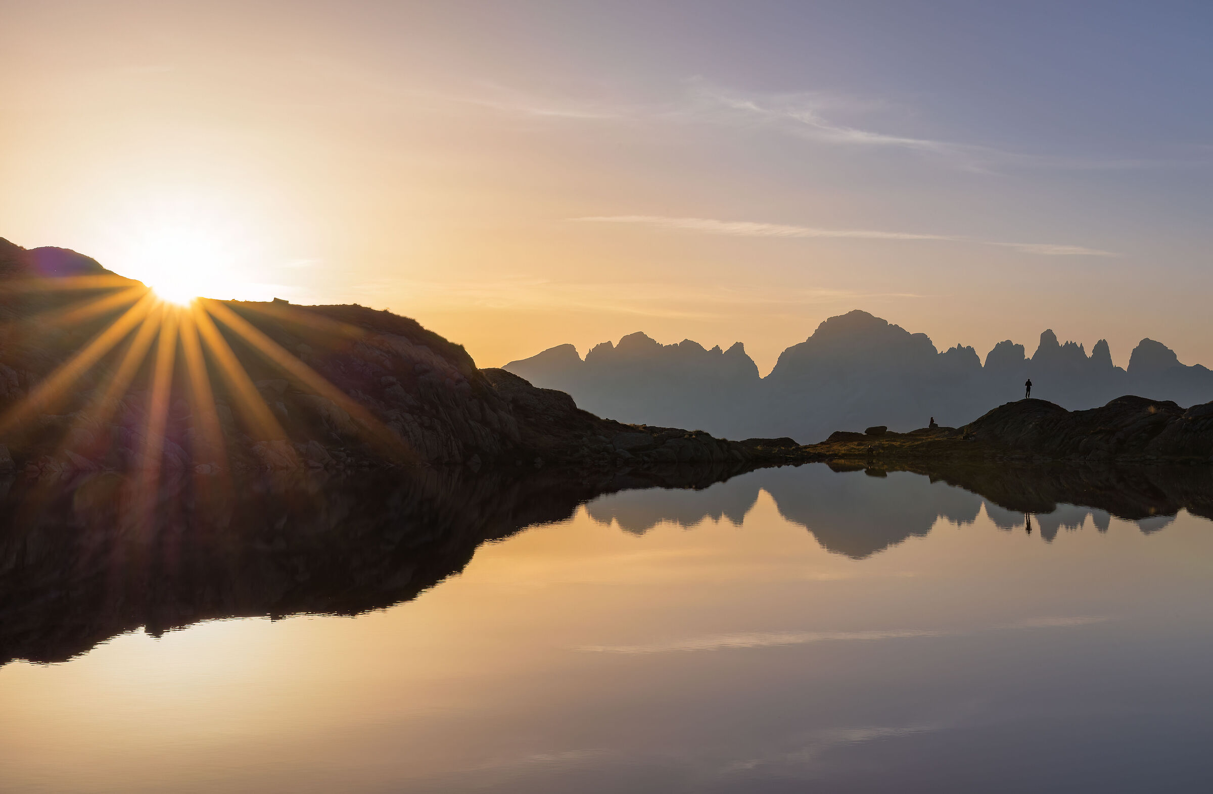 Sunrise at Lake Nero