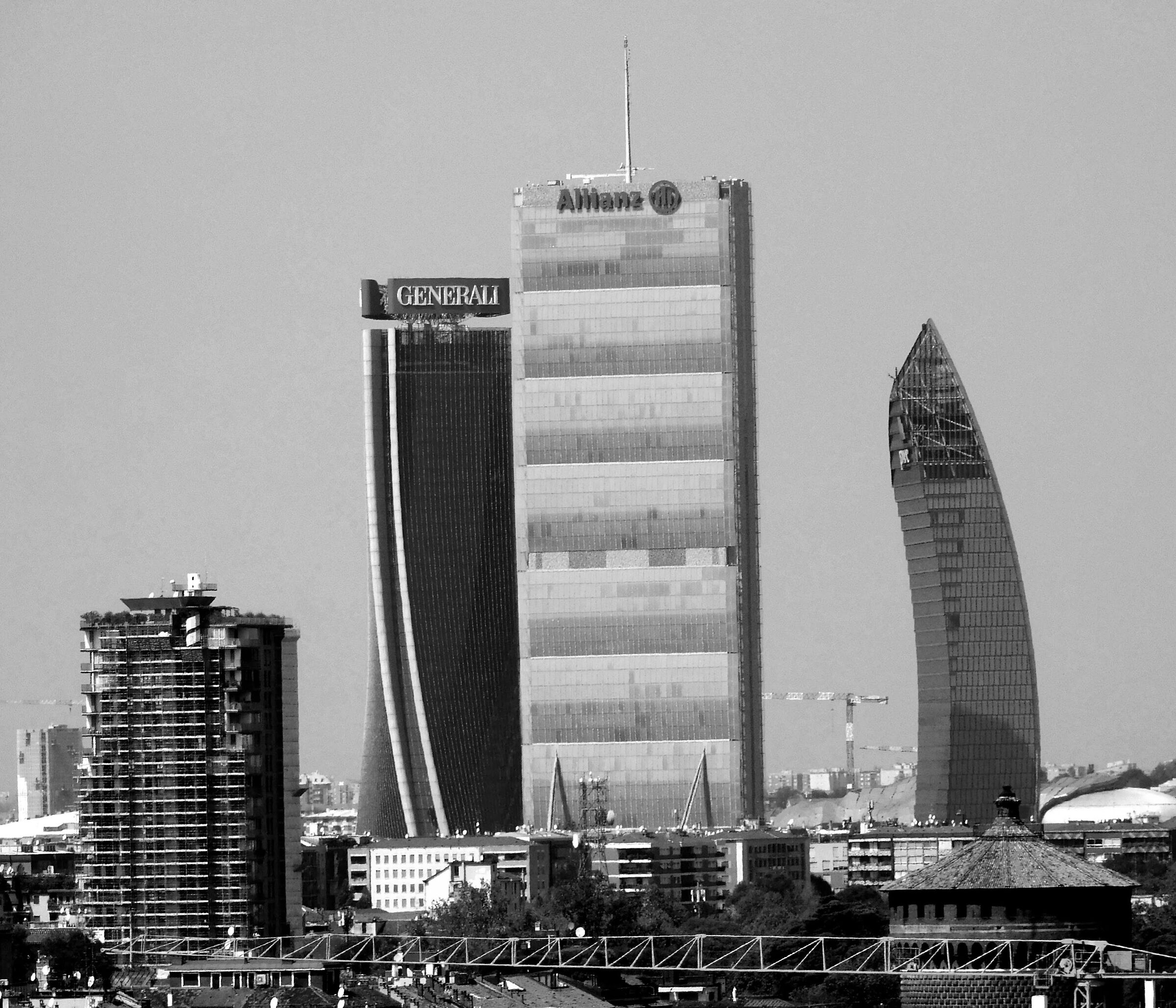 City Life Milano vista dal Duomo