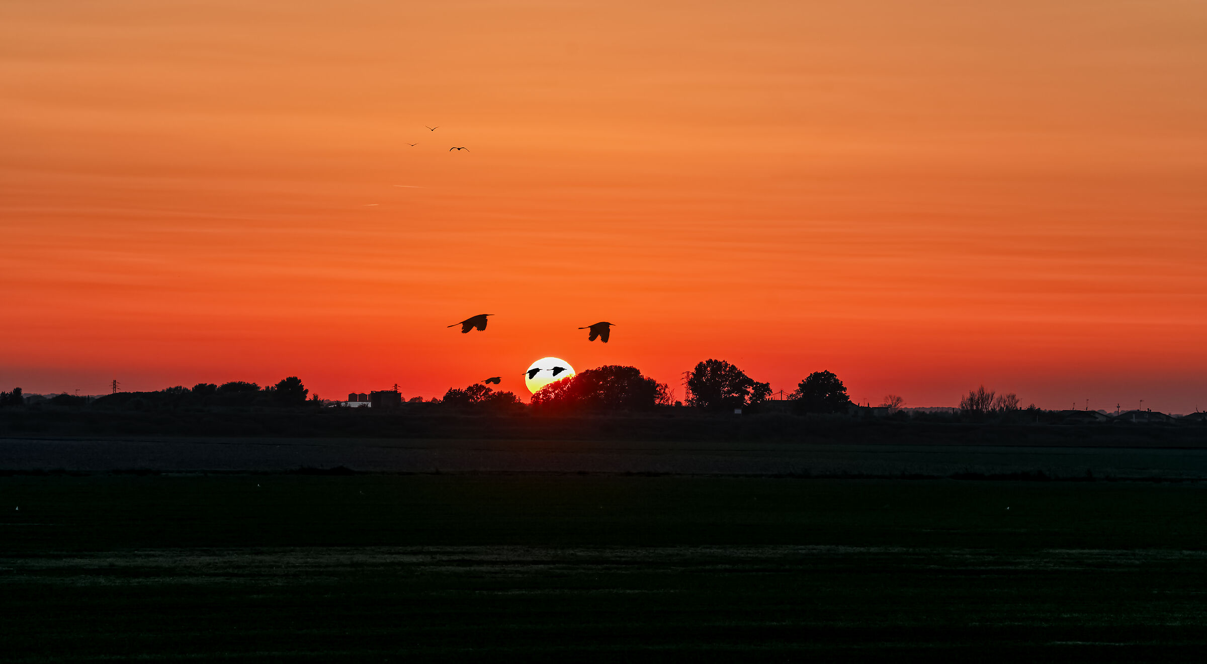 Red sky