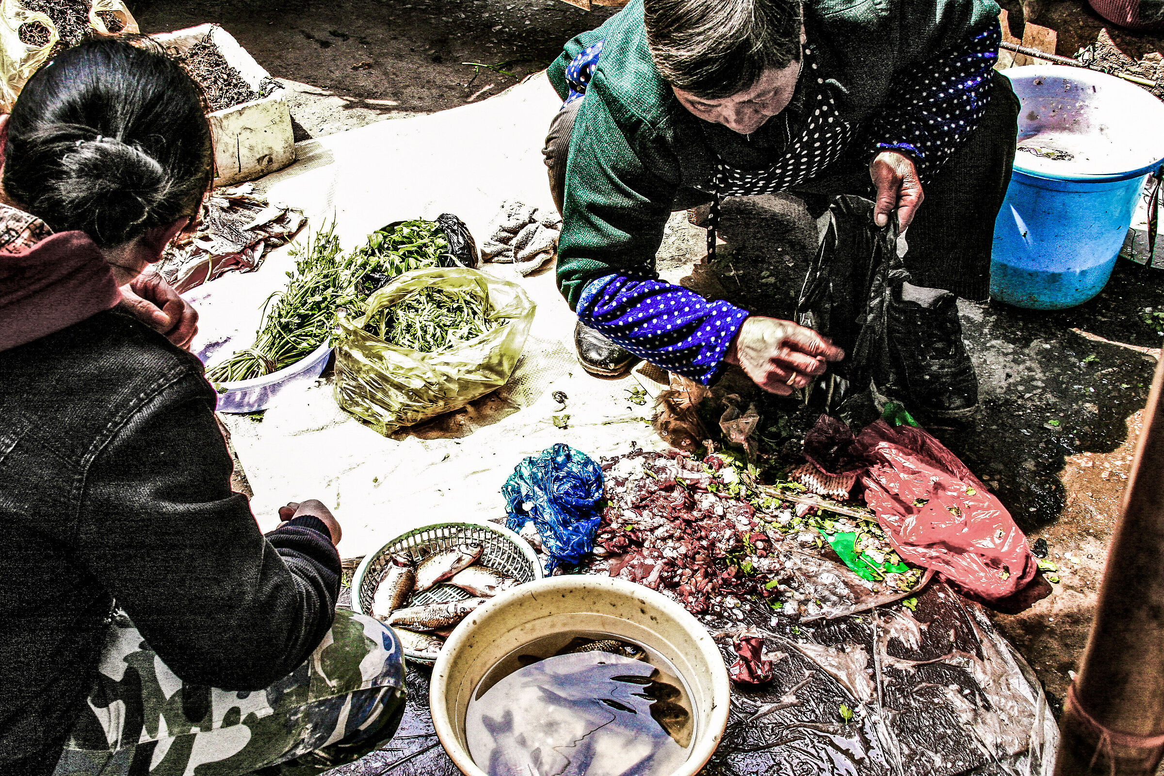 Fish market of Whuhu China