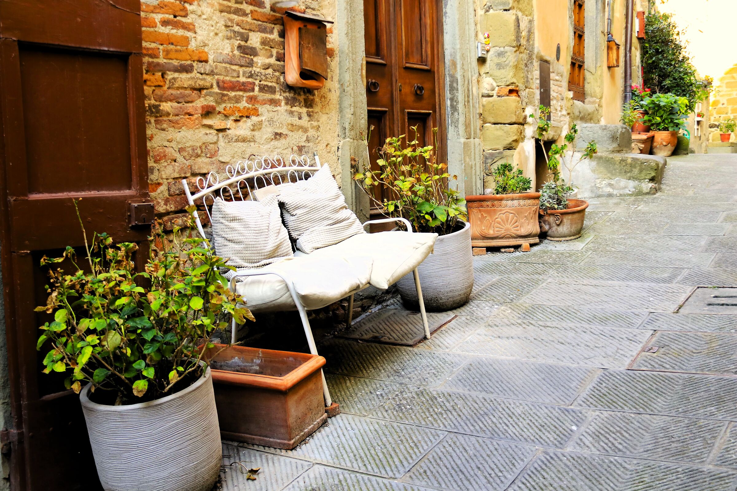 " A comfortable bench for a break "