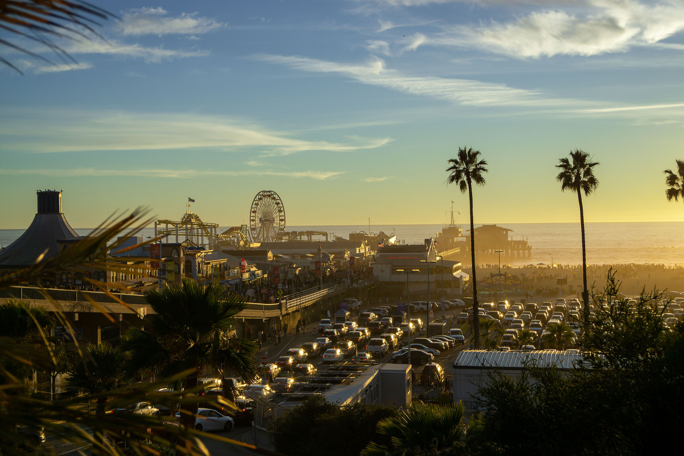 Sunset on Santa Monica Pier