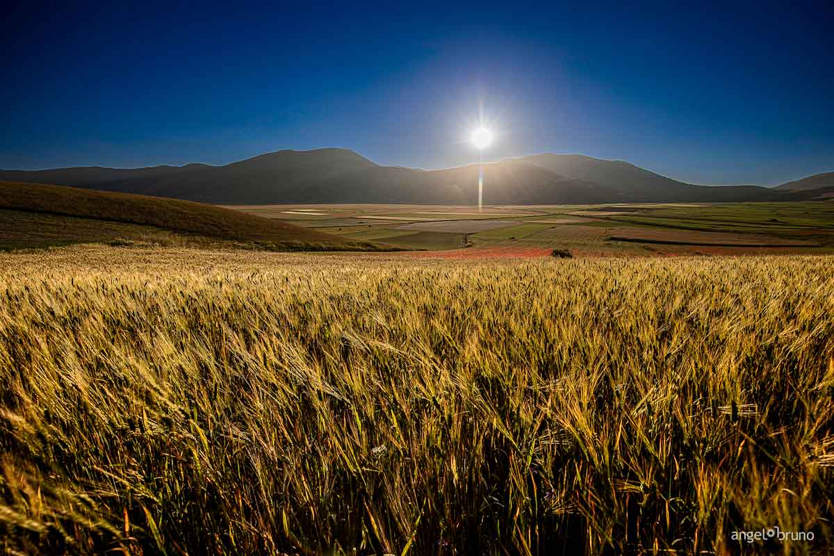 Sunset in Castelluccio