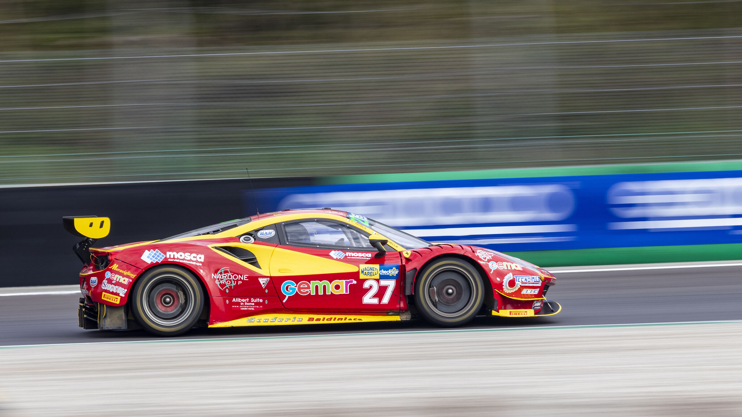 Giancarlo Fisichella on Ferrari 488 - C.I. GranTurismo
