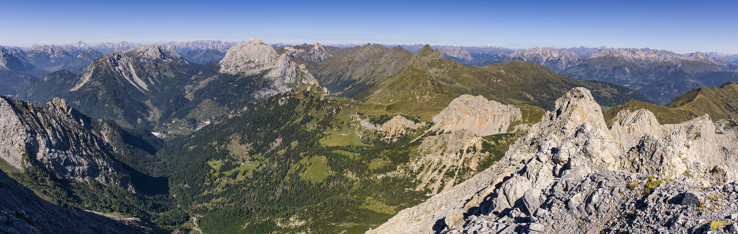 Pano dal M.te Volaia alpi Carniche