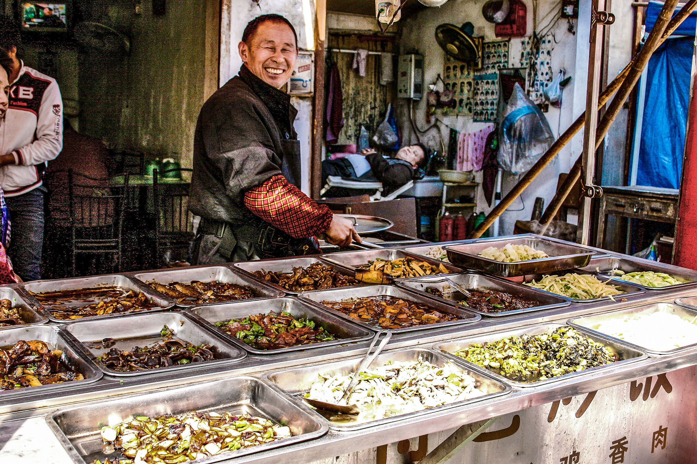 Self service market Wuhu China