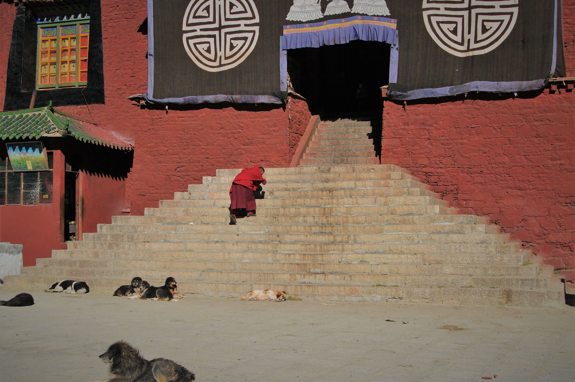 Nel tempio Tibetano sono ammessi tutti