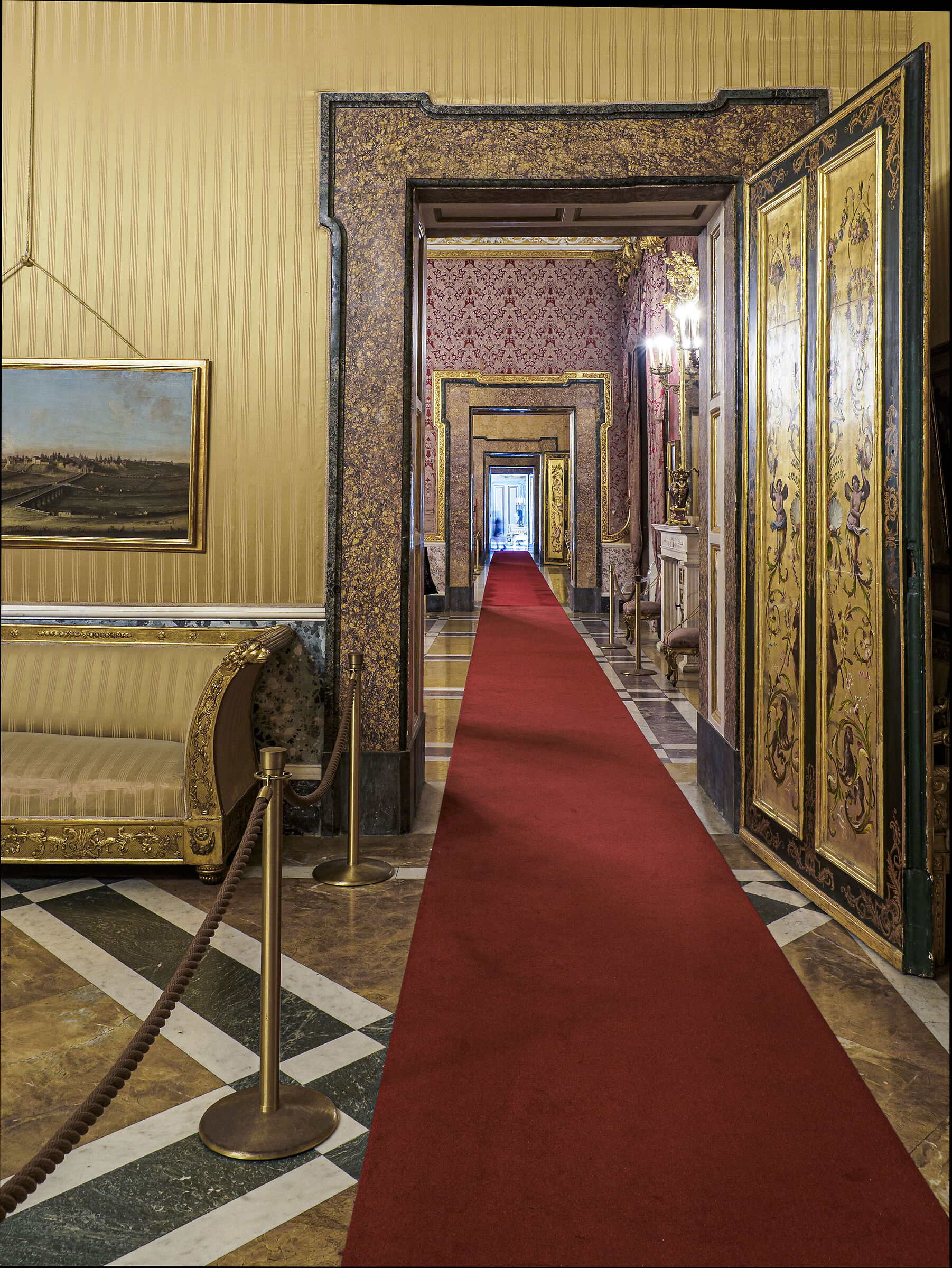 Naples - royal corridor