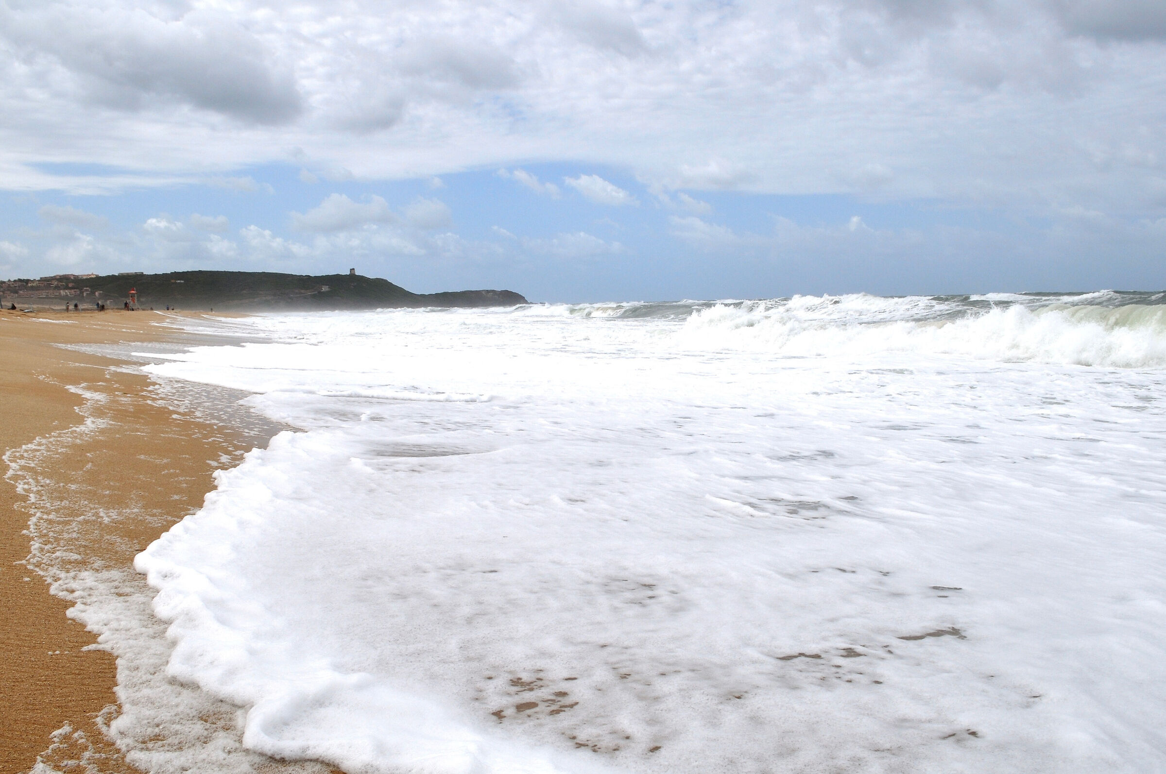 And under the mistral screams and whitens the sea