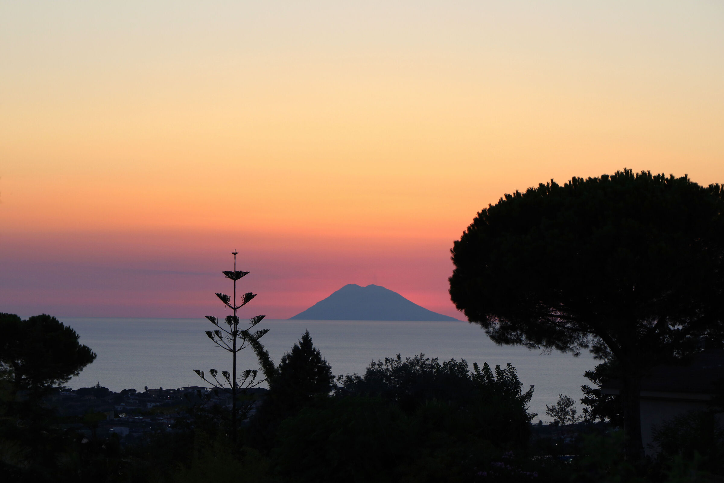 Stromboli at Sunset
