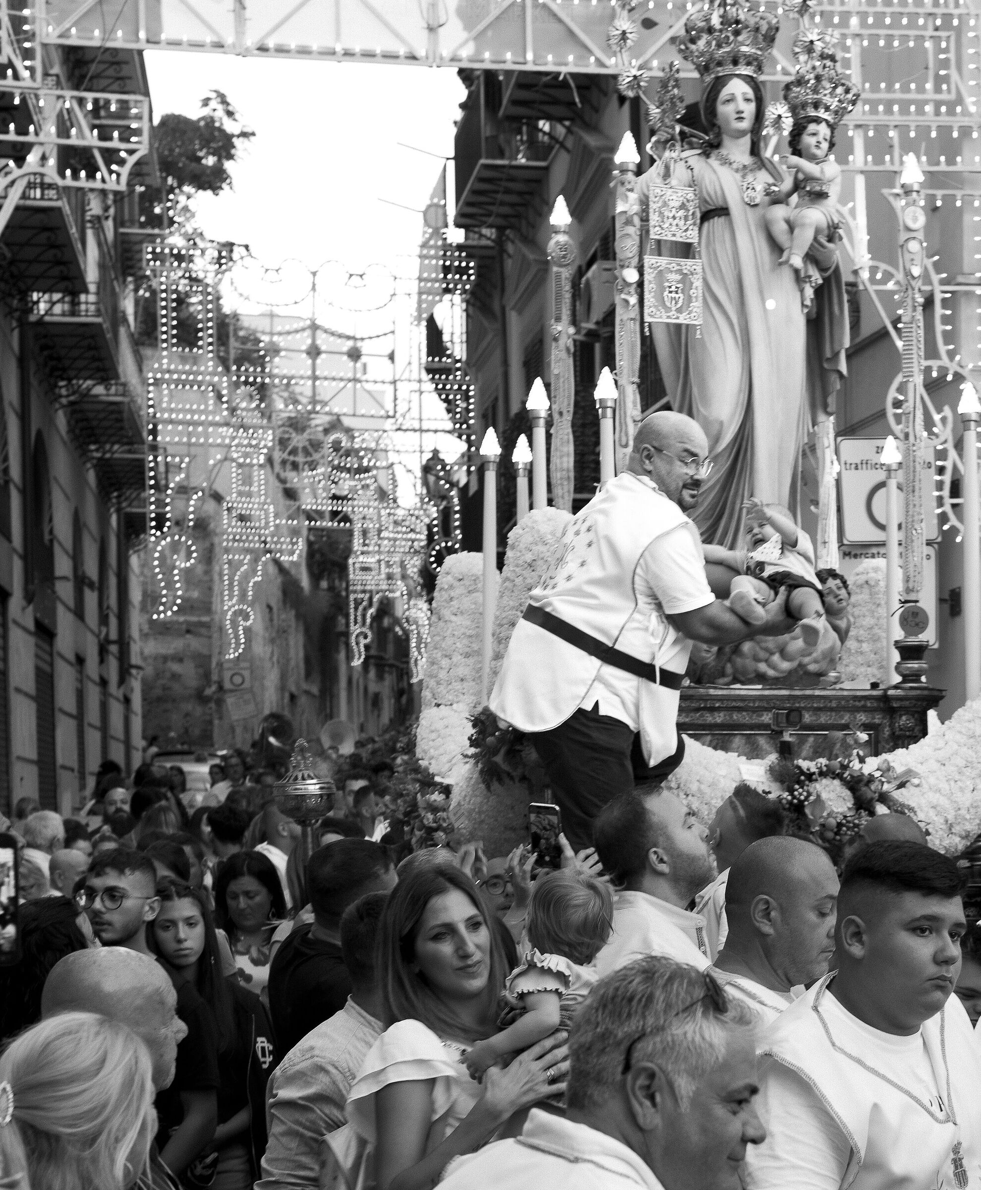 Momenti di fede a Palermo