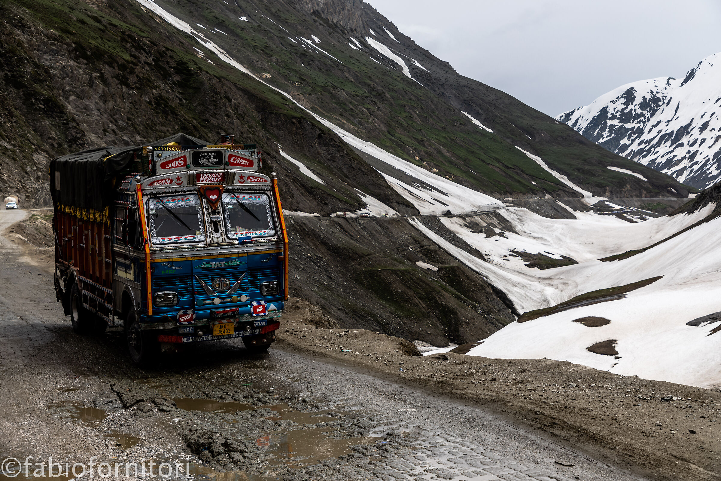 Srinagar  to Leh Highway near Zoji La, India 2023