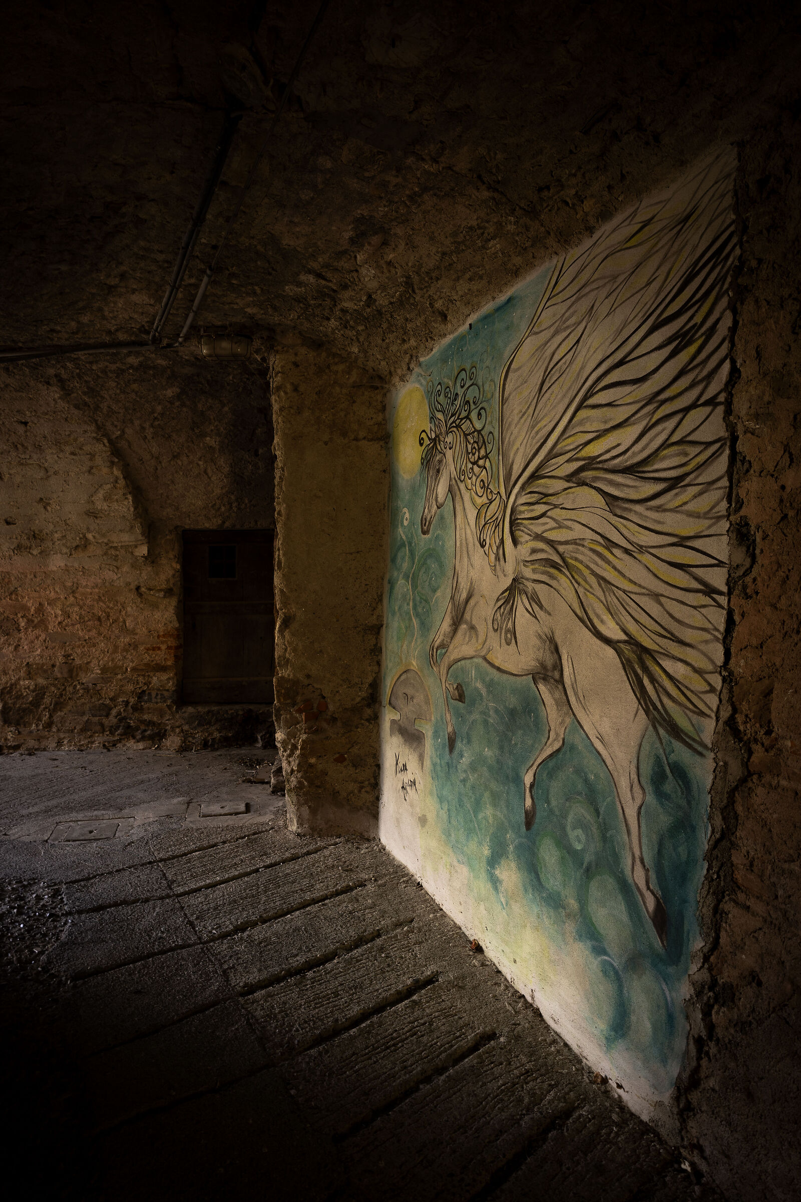 Mural in the village village