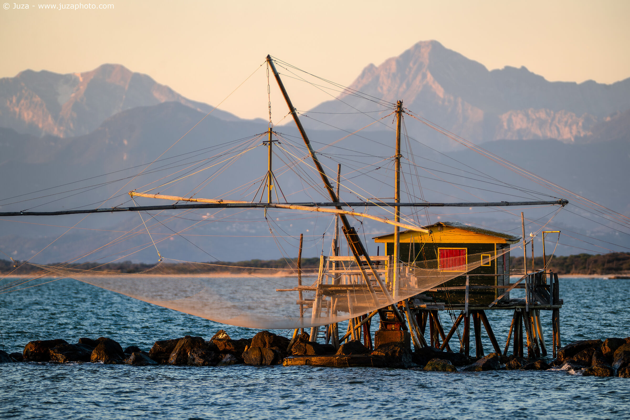 The trabocchi of Bocca D'Arno