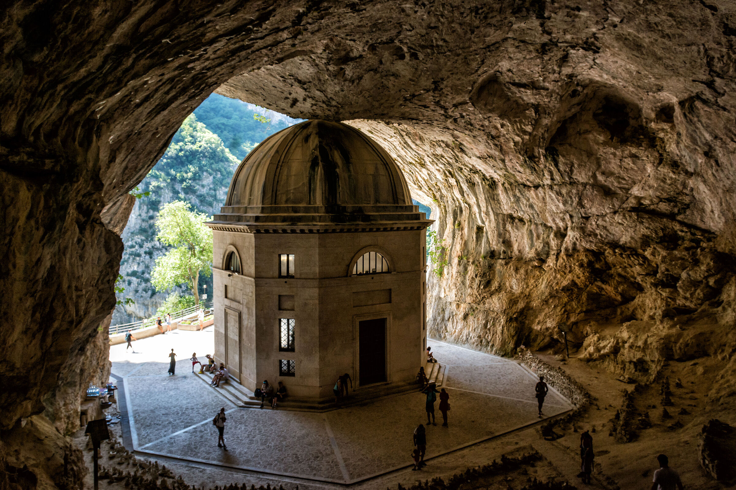 La meraviglia del Tempio di Valadier