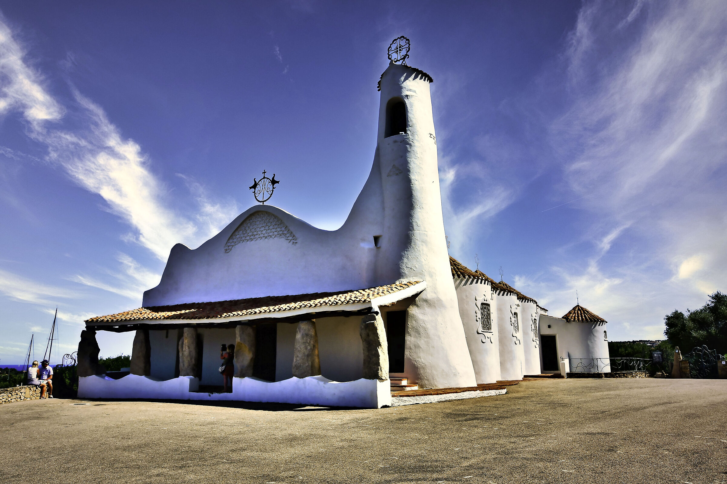 the church of Stella Maris, Porto Cervo.