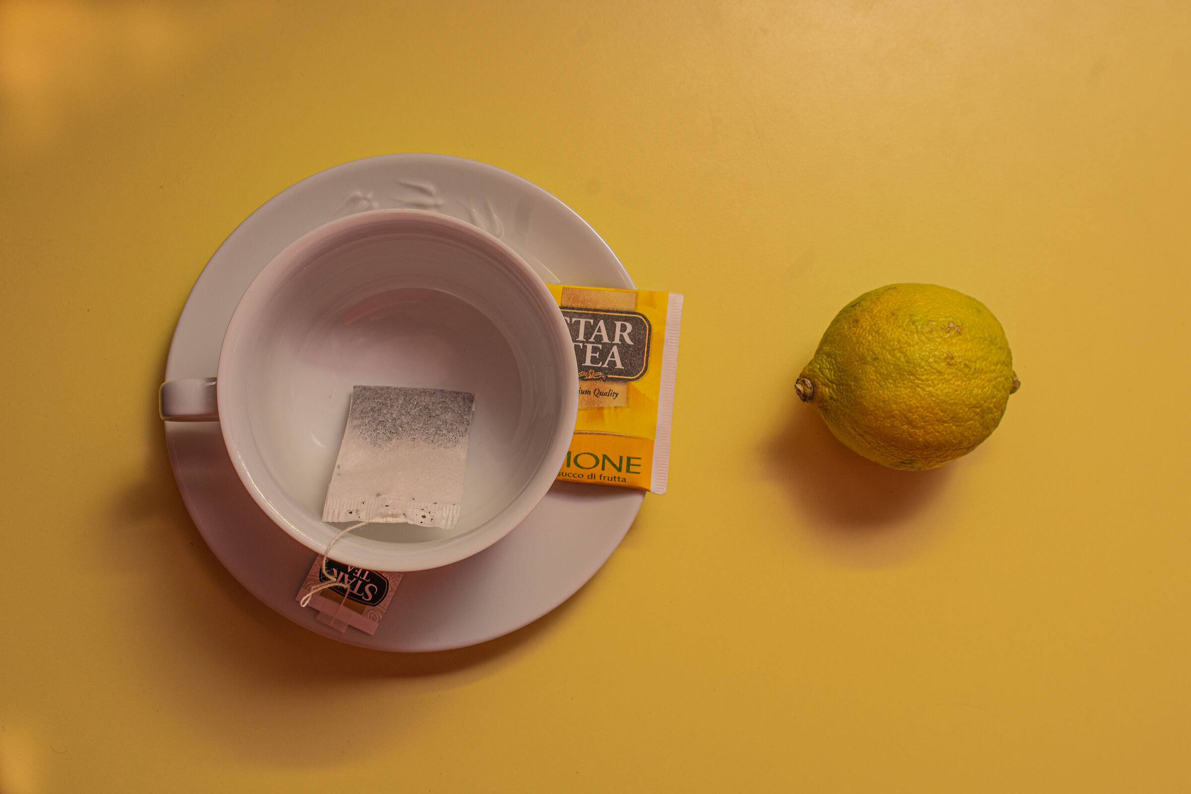 And all that i can see it's just a yellow lemon tea